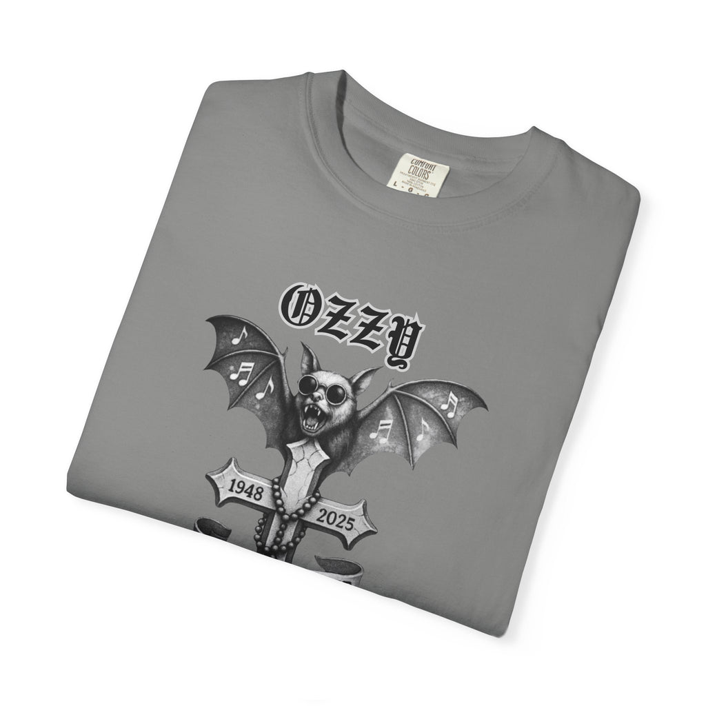 OZZY Bat Memorial T-Shirt, Memorial Blk Sabbath, Music Lover Tee, Ozzy Fan Shirt, Rock T-Shirt, Ozzy Unisex T-Shirts