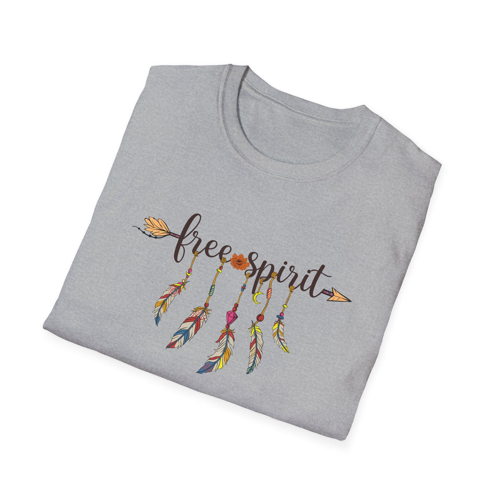 Bohemian T-Shirt - Free Spirit Tee, Gift for Dreamers, Festival Wear, Casual Style, Unique Art, Comfortable Everyday Wear