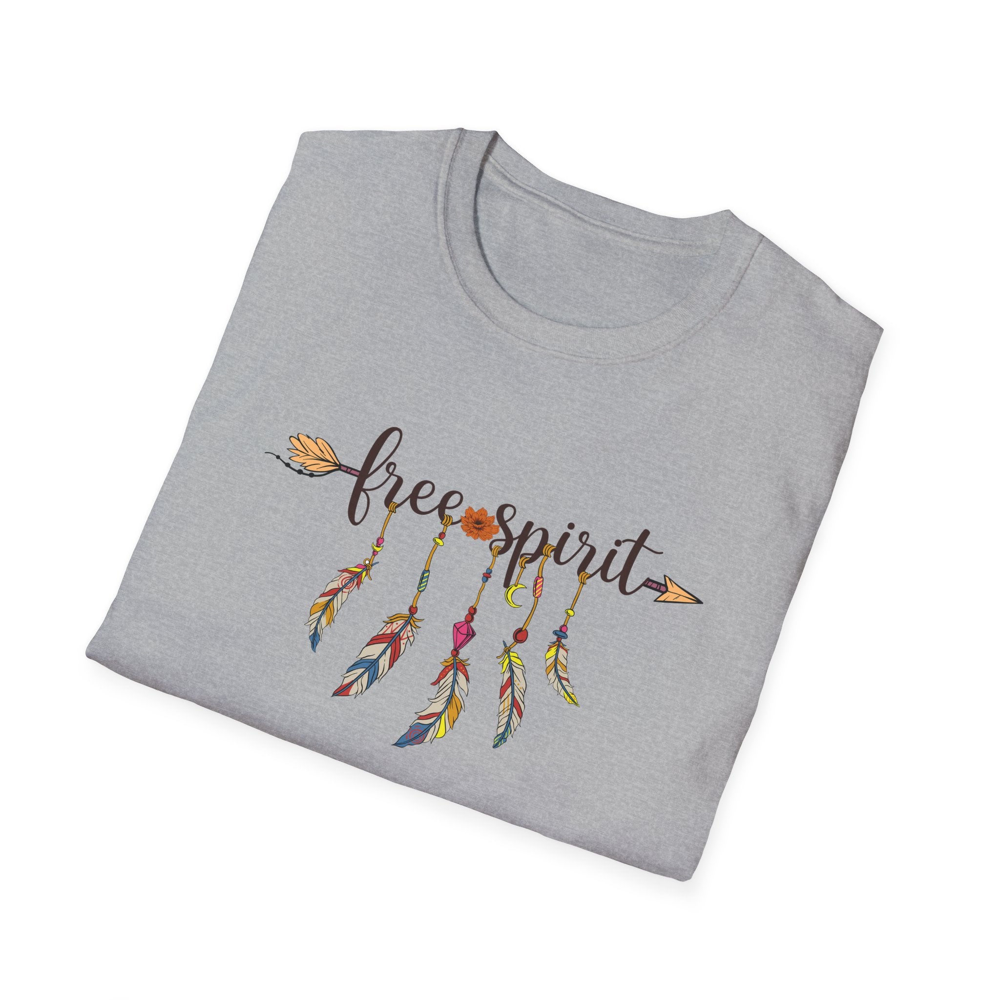 Bohemian T-Shirt - Free Spirit Tee, Gift for Dreamers, Festival Wear, Casual Style, Unique Art, Comfortable Everyday Wear