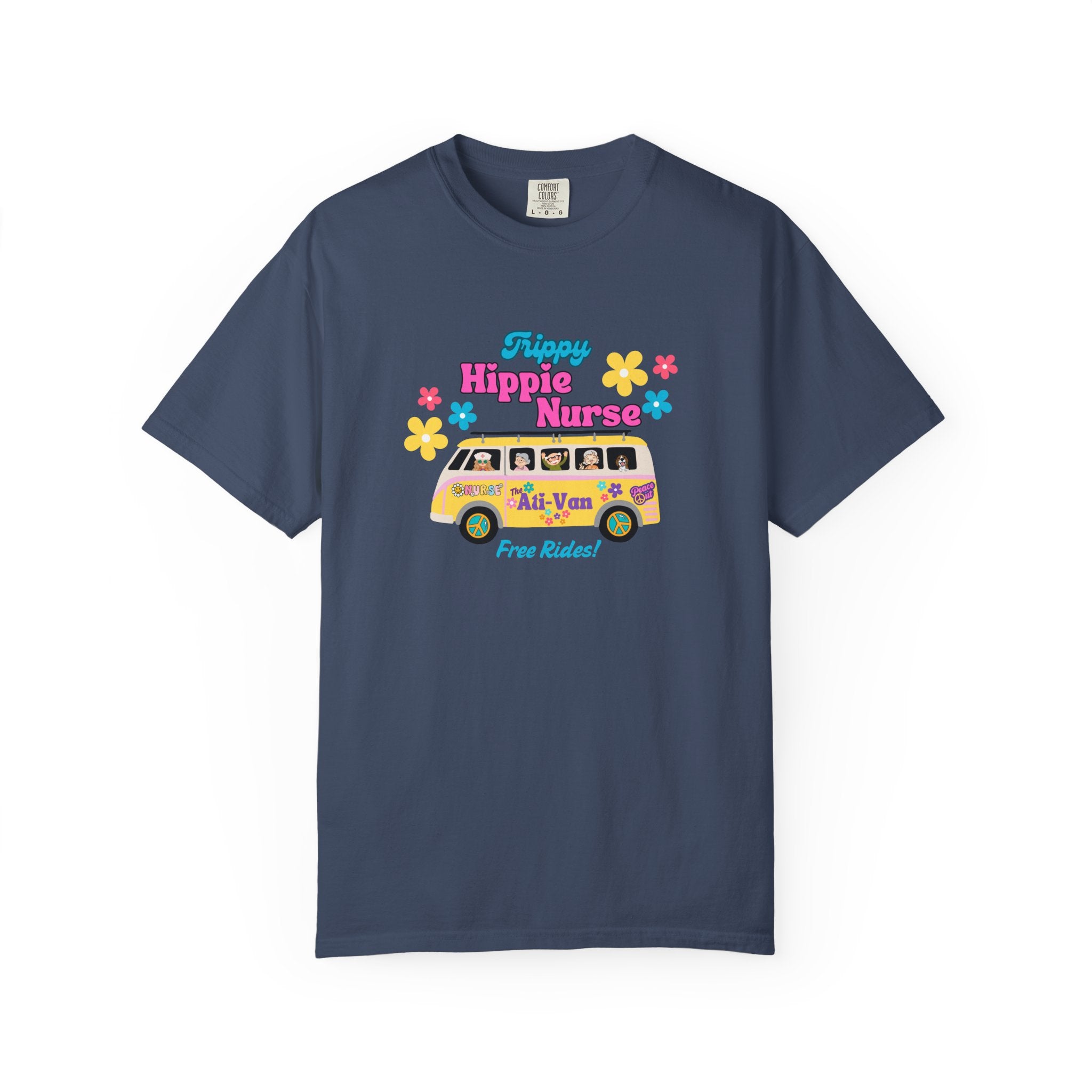 Trippy Hippie Nurse Unisex T-shirt, Funny Nurse Shirt