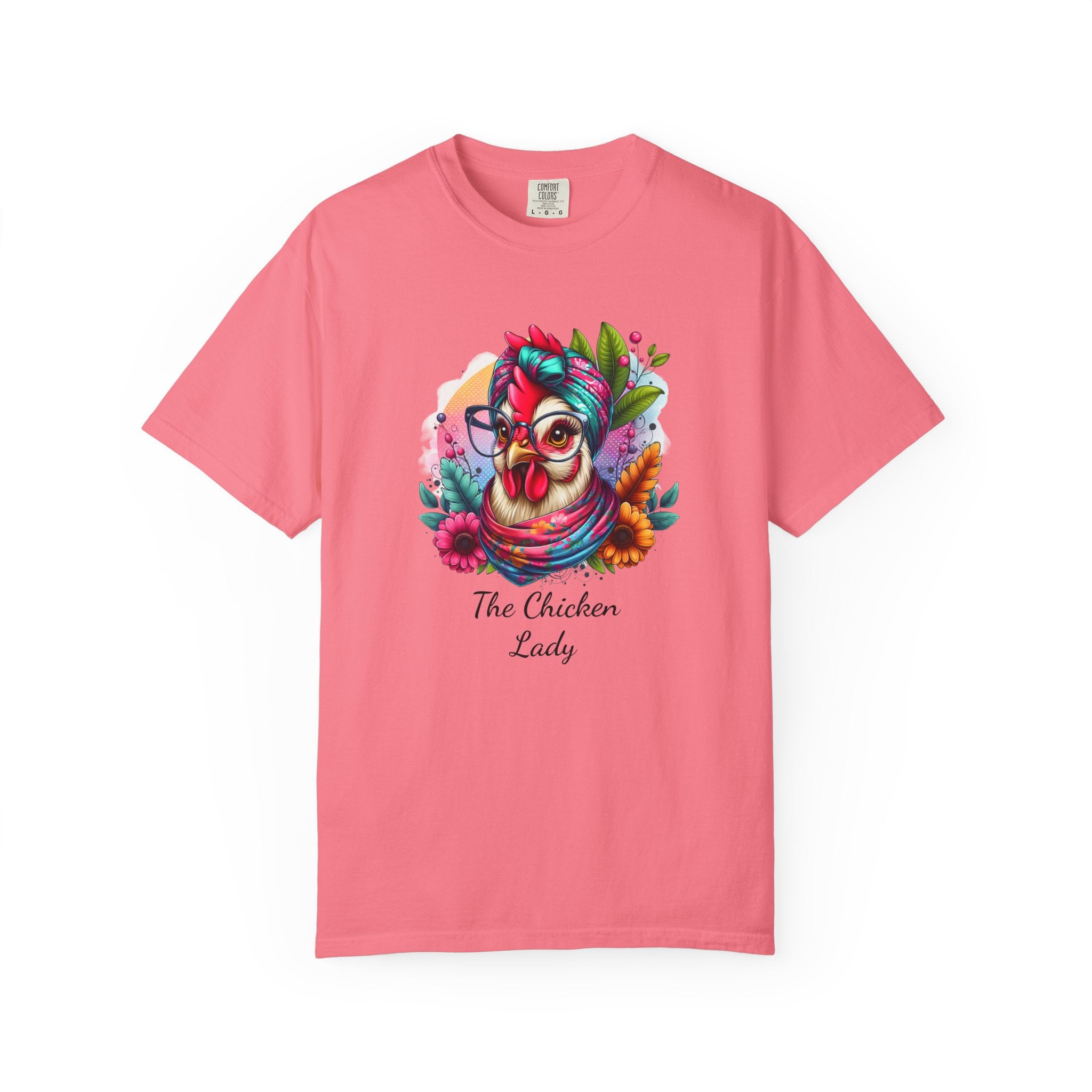 Personalized Chicken Lady T-shirt, Pet Chicken T-Shirt, Backyard Chickens