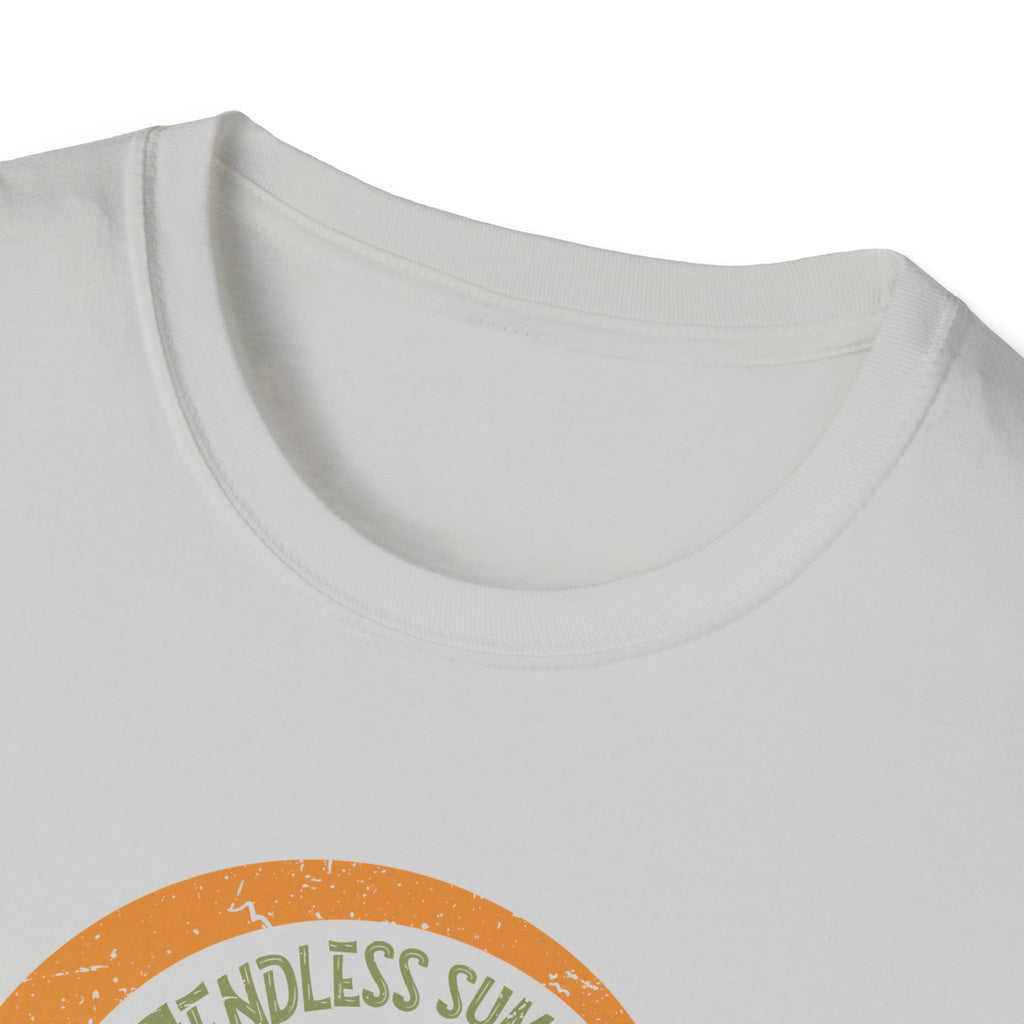 Nature-Inspired Unisex Softstyle T-Shirt, Eco-Friendly Tee, Outdoor Lover Gift, Summer Vibes Apparel, Adventure Clothing