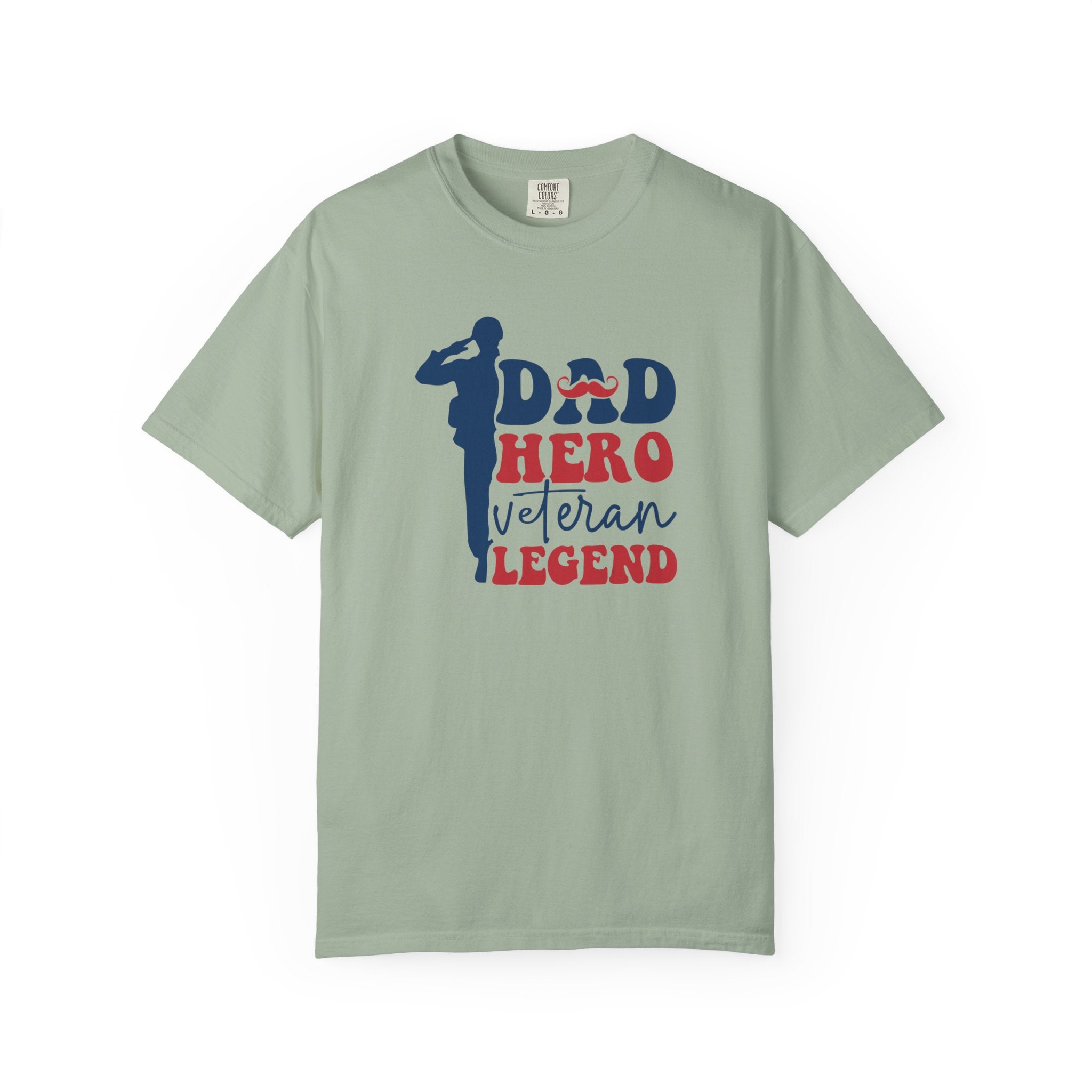 Dad Hero Veteran Legend T-Shirt, Father's Day Gift, Patriotic Shirt, Military Dad Tee, Family Man Top