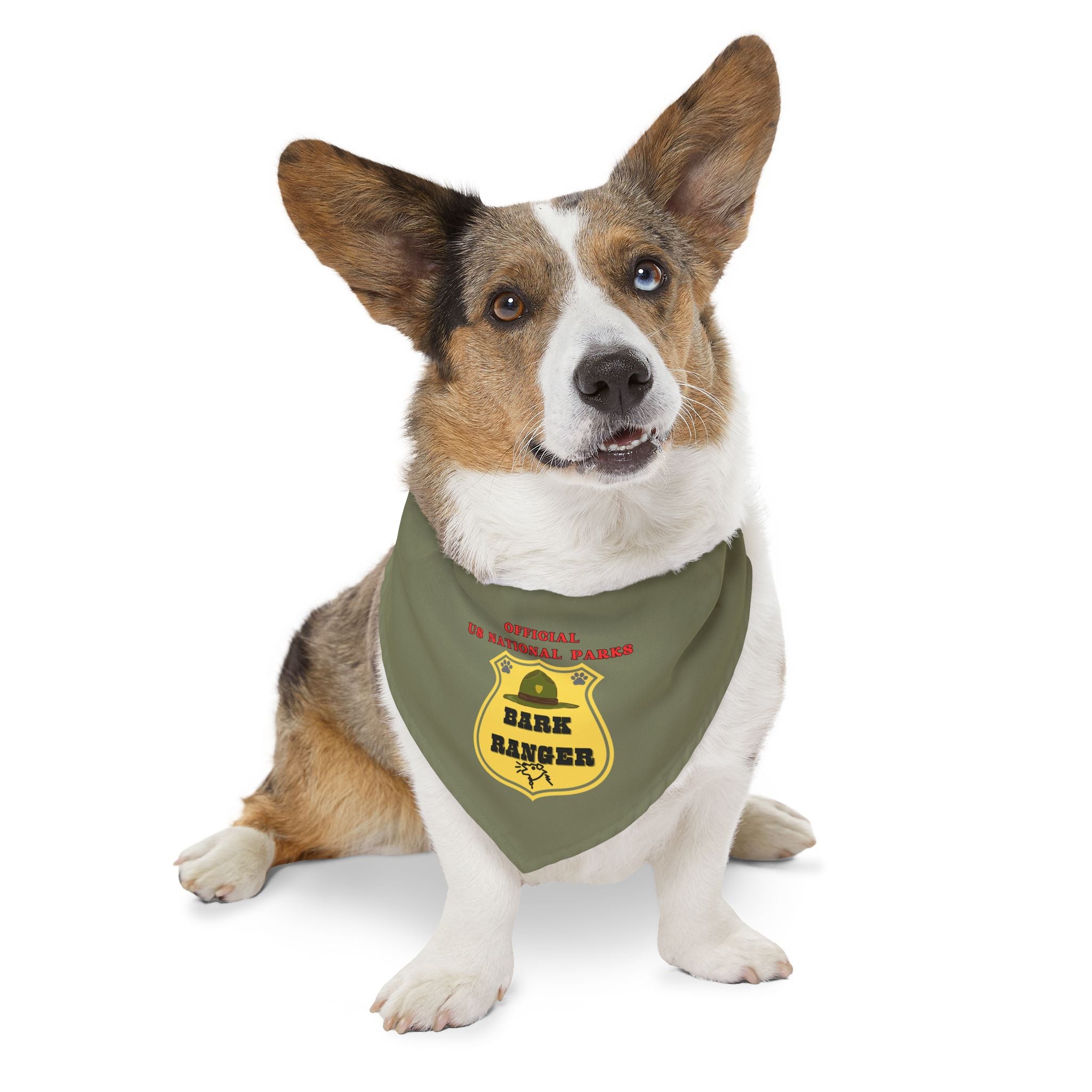 Bark Ranger Pet Bandana with Collar
