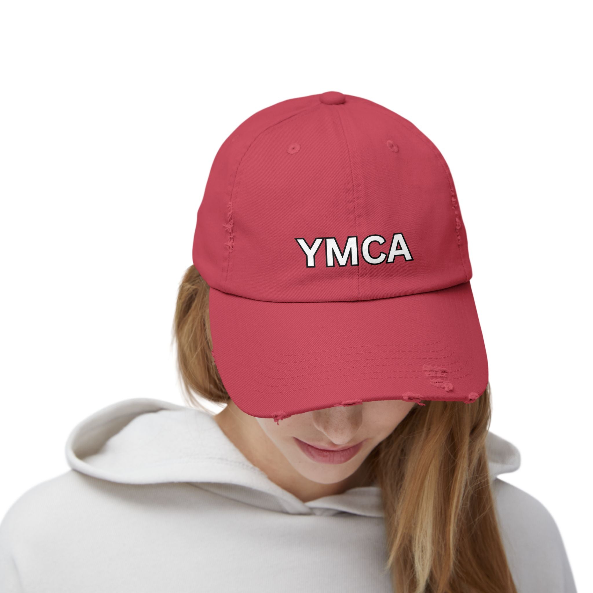 YMCA Distressed Cap, Village People Hat, Retro Baseball Cap, 70s Music Fan Gift,