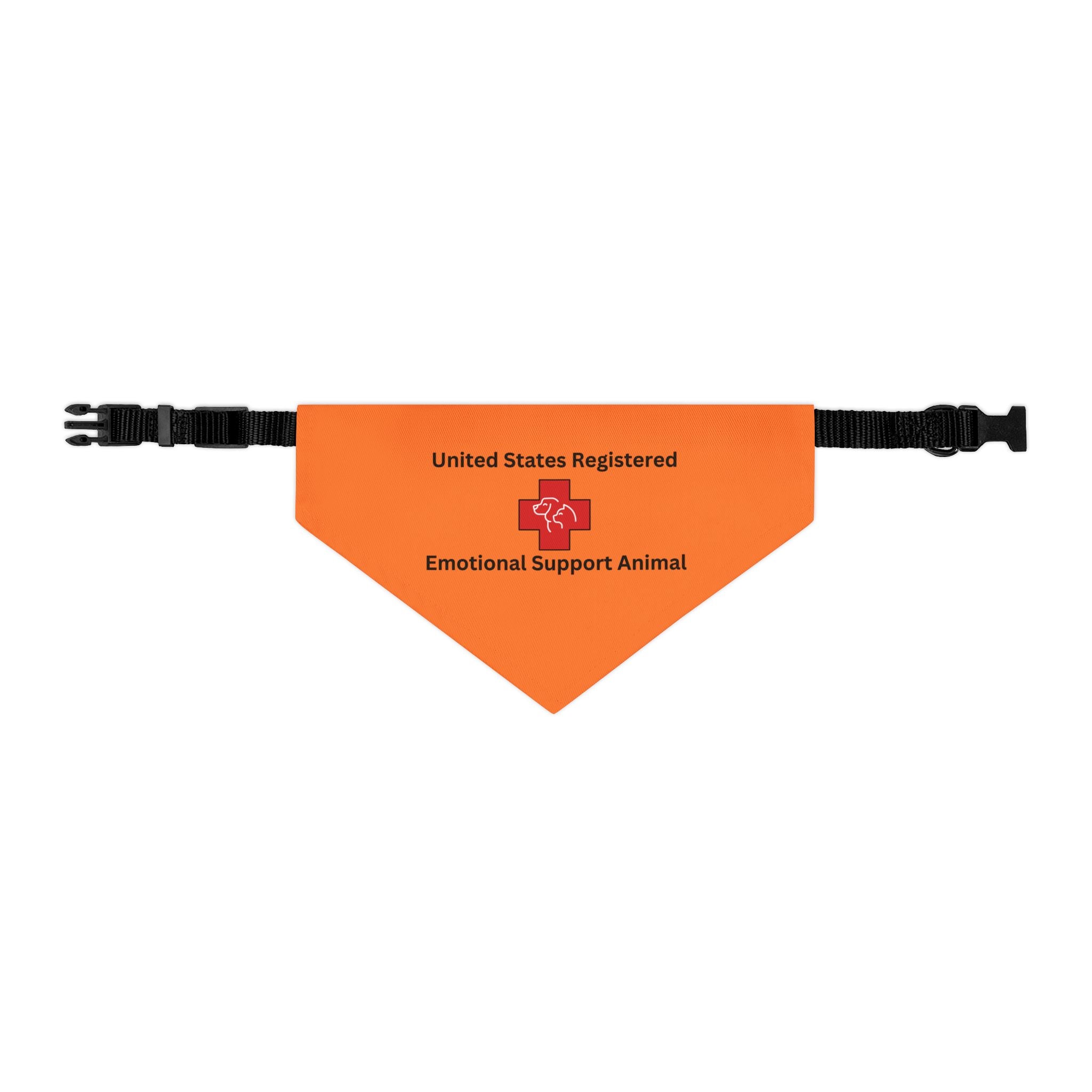 US Registred Emotional Support Animal Pet Bandana Collar, ESA Collar, ESA Identification,