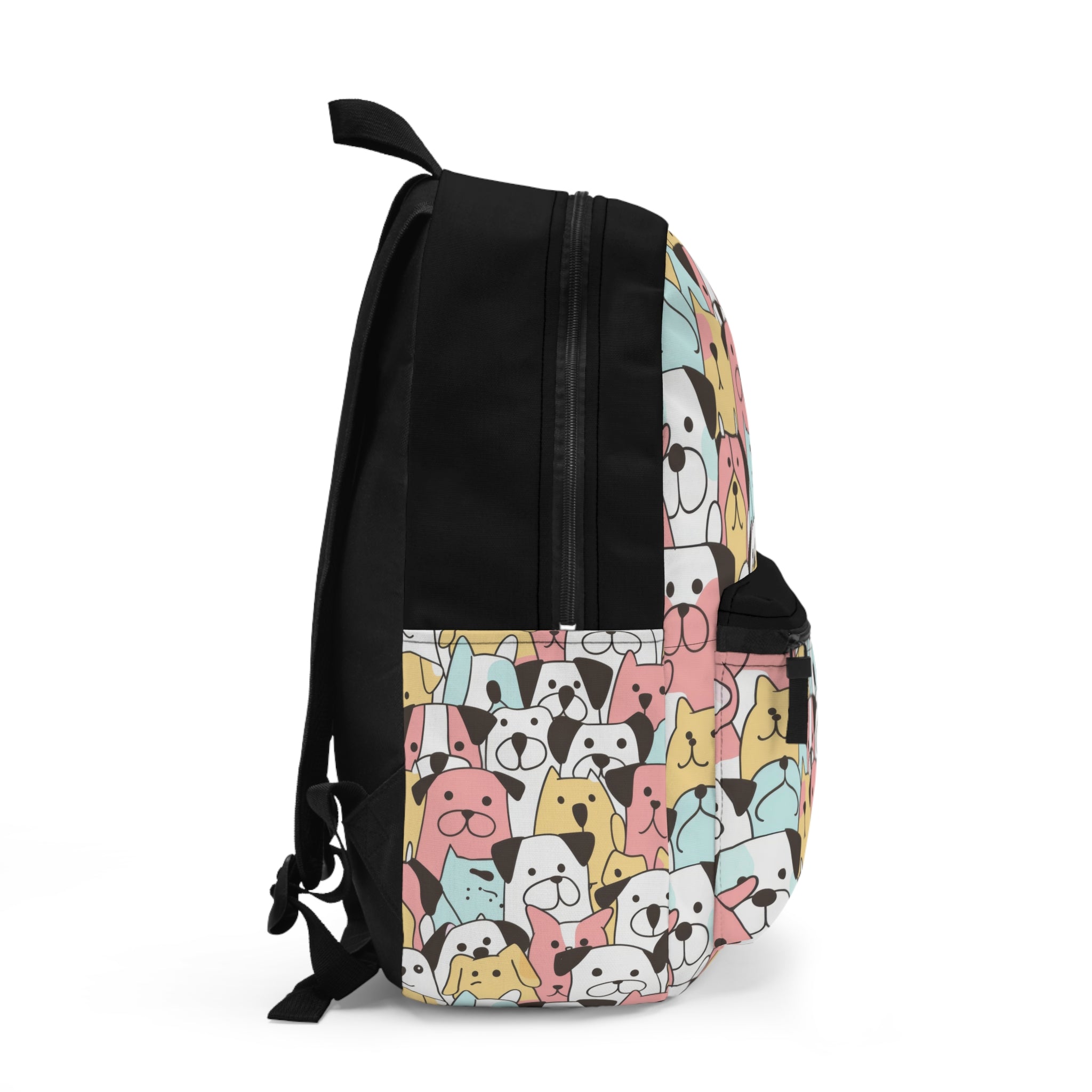 Pile of Pups Backpack,  Large Backpack, Dog Print Backpack