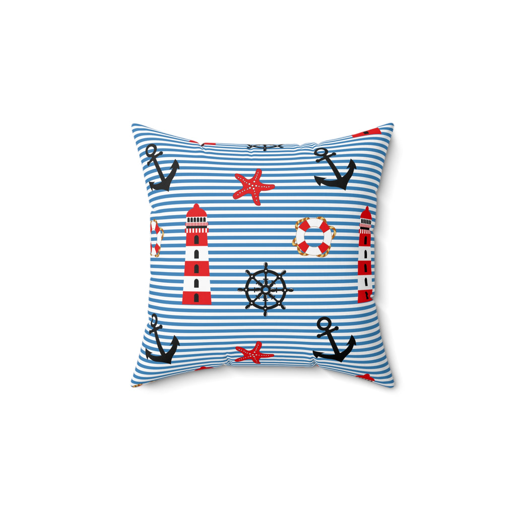 Nautical Throw Pillow
