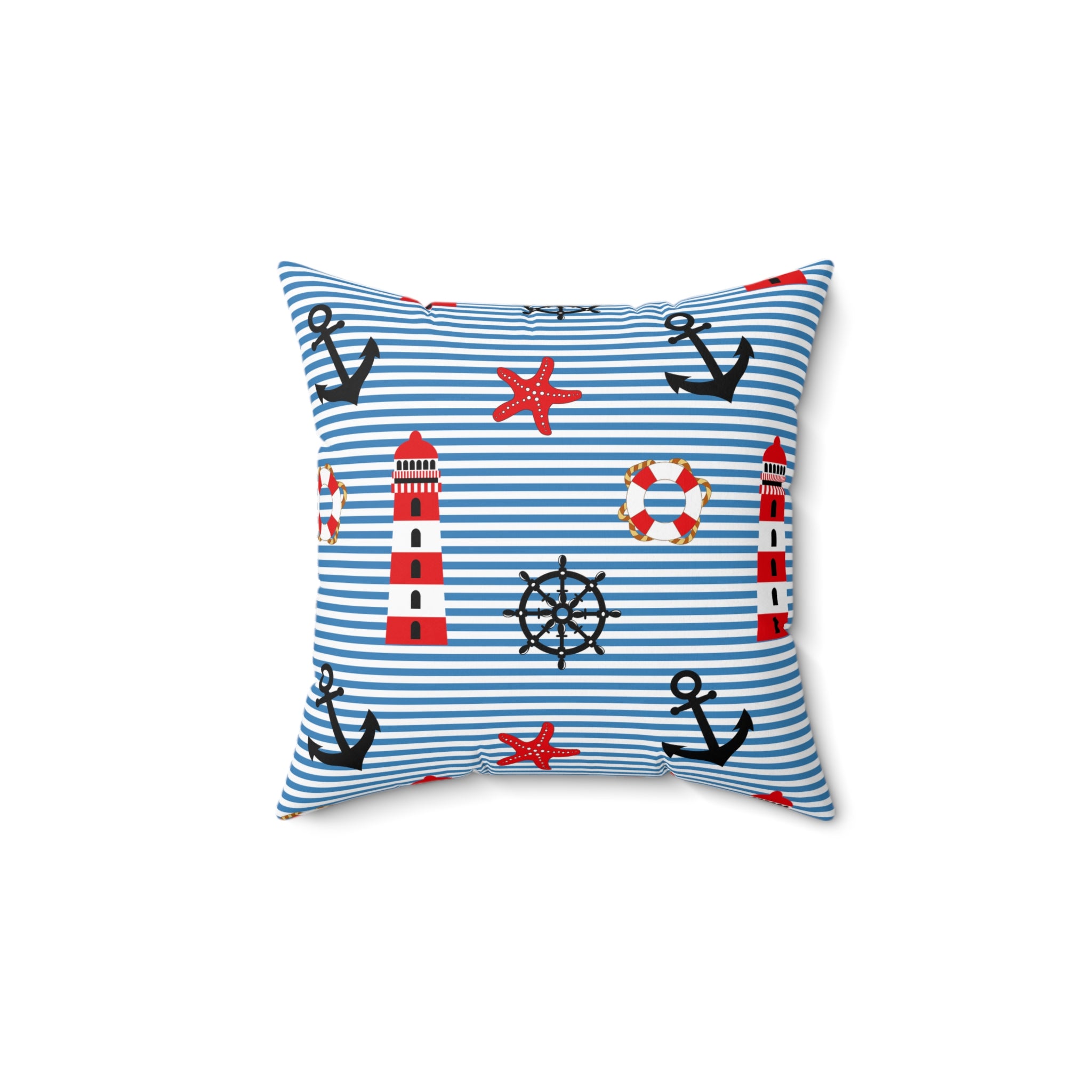 Nautical Throw Pillow