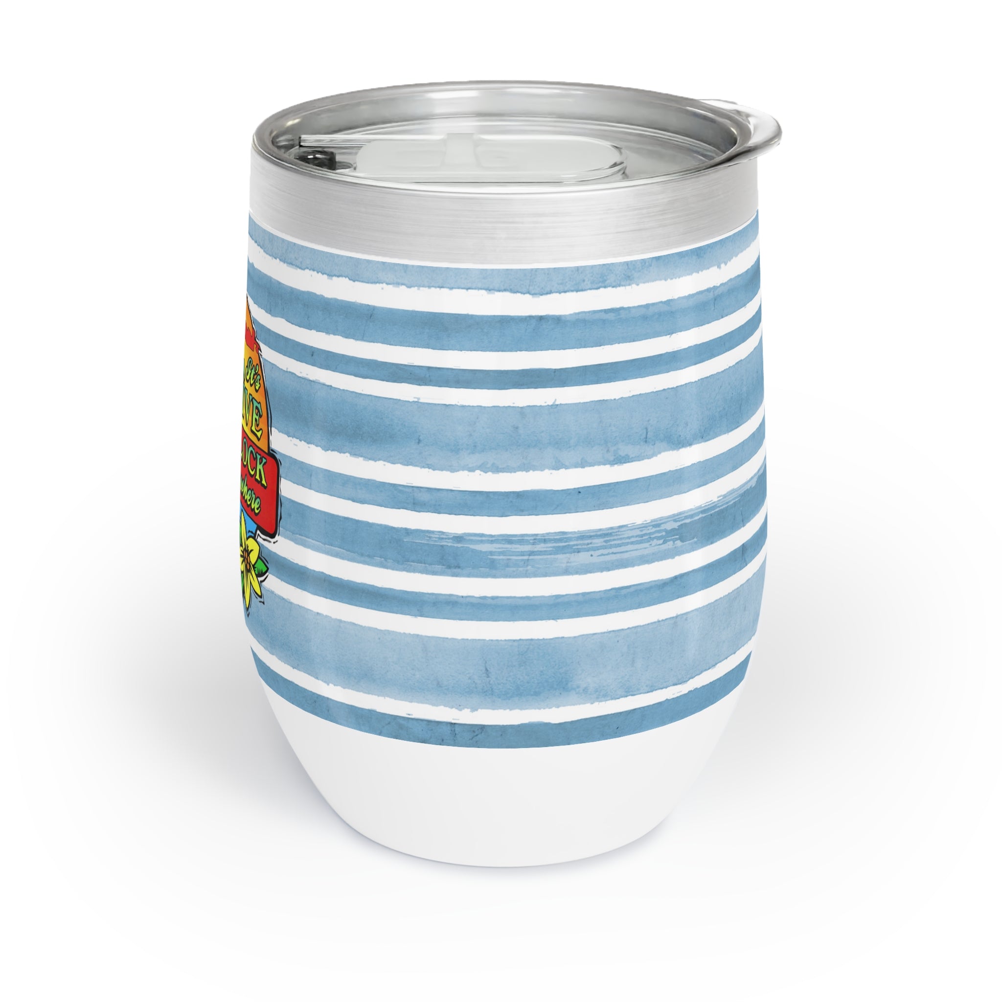 Its Five O'Clock Somewhere, Insulated Cocktail Tumbler, 12 oz. , Insulated