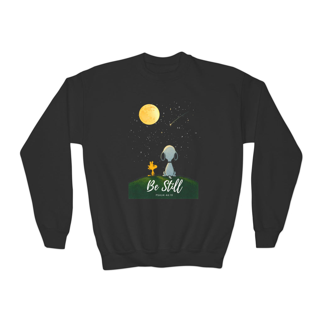 BE STILL Youth Sweatshirt - Inspirational Faith Teen Jumper, Religious Teen Sweatshirt, Inspirational Teen Gift, Faith Teen Clothing,