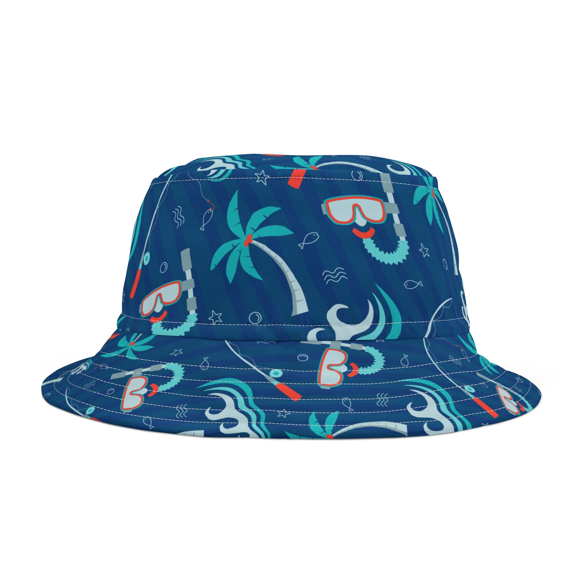 Summer Fun Bucket Hat, Fishing Bucket Hat, Beach Bucket Hat, Nautical Hat