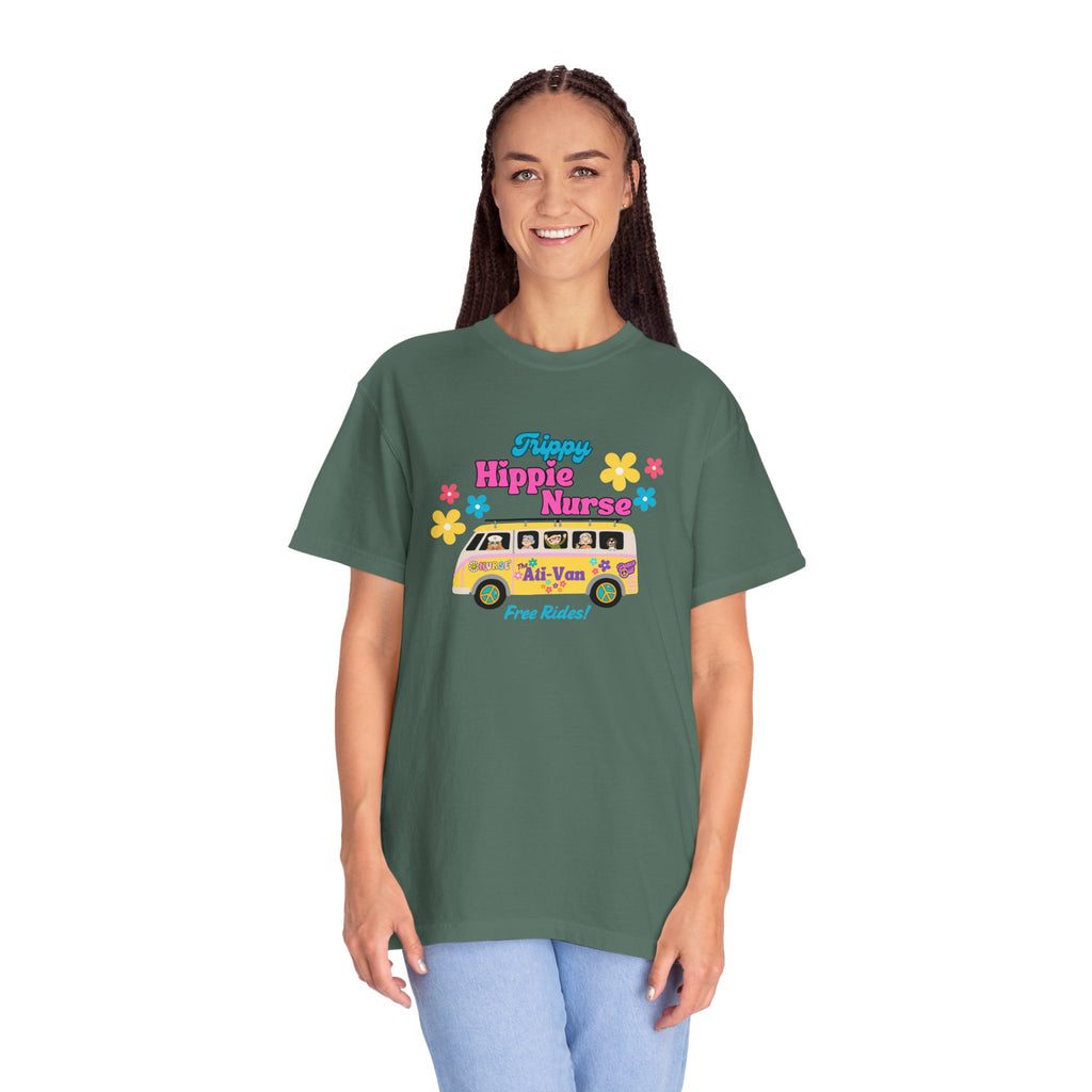 Trippy Hippie Nurse Unisex T-shirt, Funny Nurse Shirt