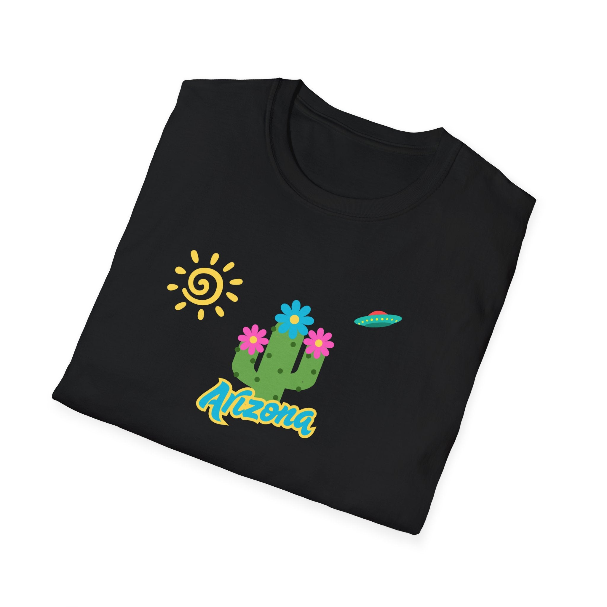 Arizona Cactus T-Shirt, Summer Tee, Travel Shirt, Vacation Apparel, Unique Gift for Nature Lovers