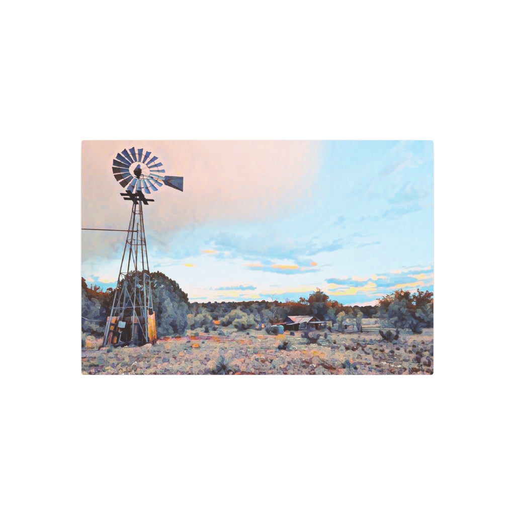 Paranormal Arizona Ranch Metal Painting,  UAP's, Shape Shifters, Government Conspiracy, Unexplained Energy Fields