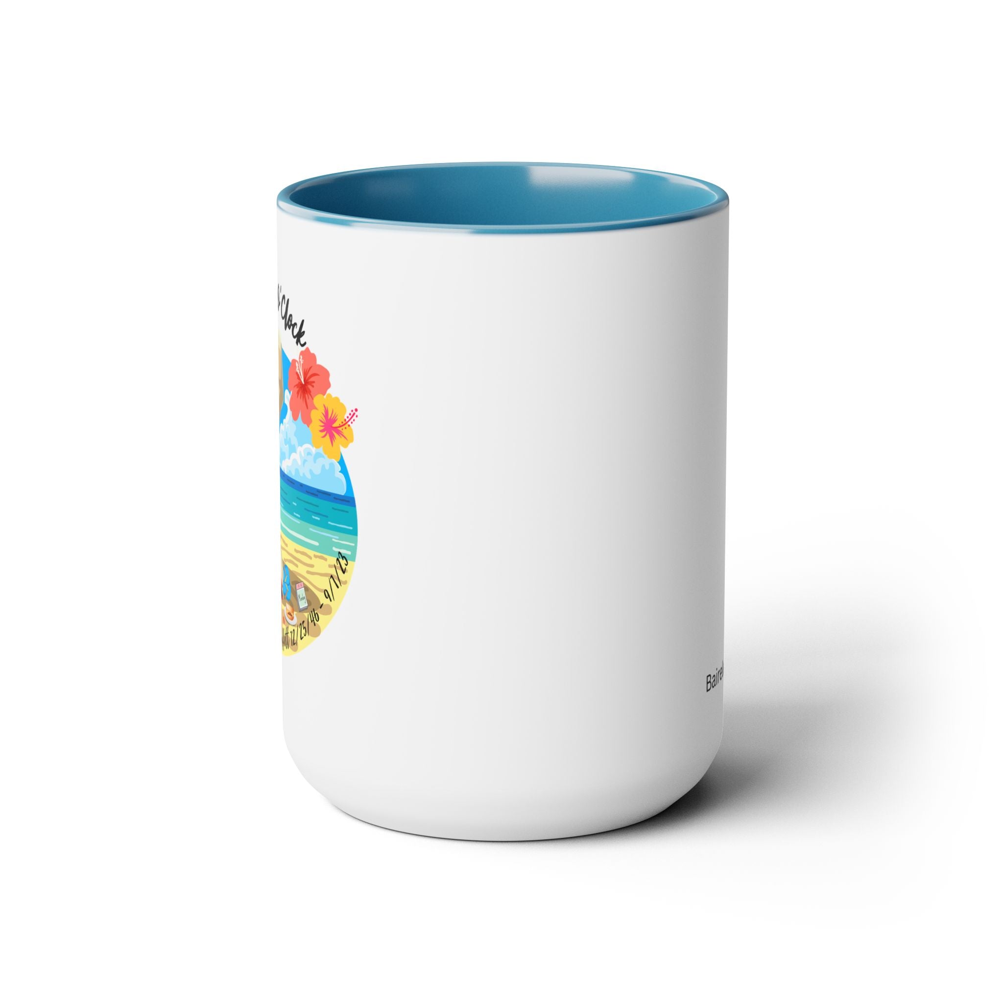 Jimmy Buffett, Forever Five O'Clock. Two-Tone Coffee Mugs, 15oz