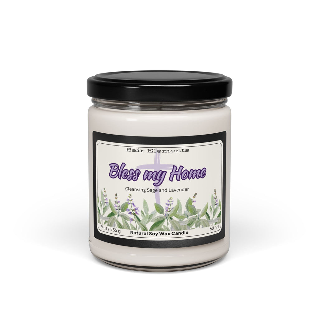Bless my Home, Sage and Lavender Soy Candles, 9oz
