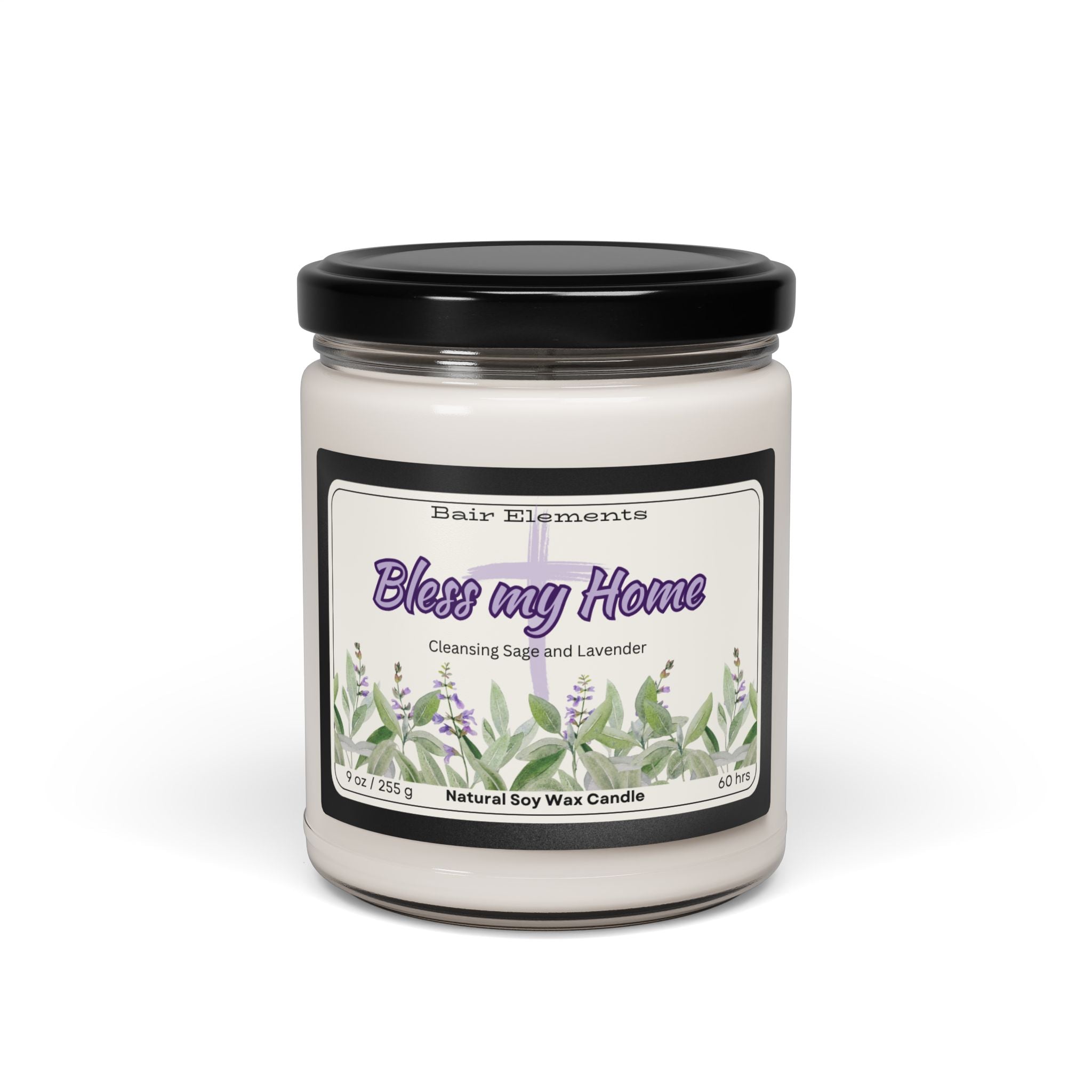 Bless my Home, Sage and Lavender Soy Candles, 9oz