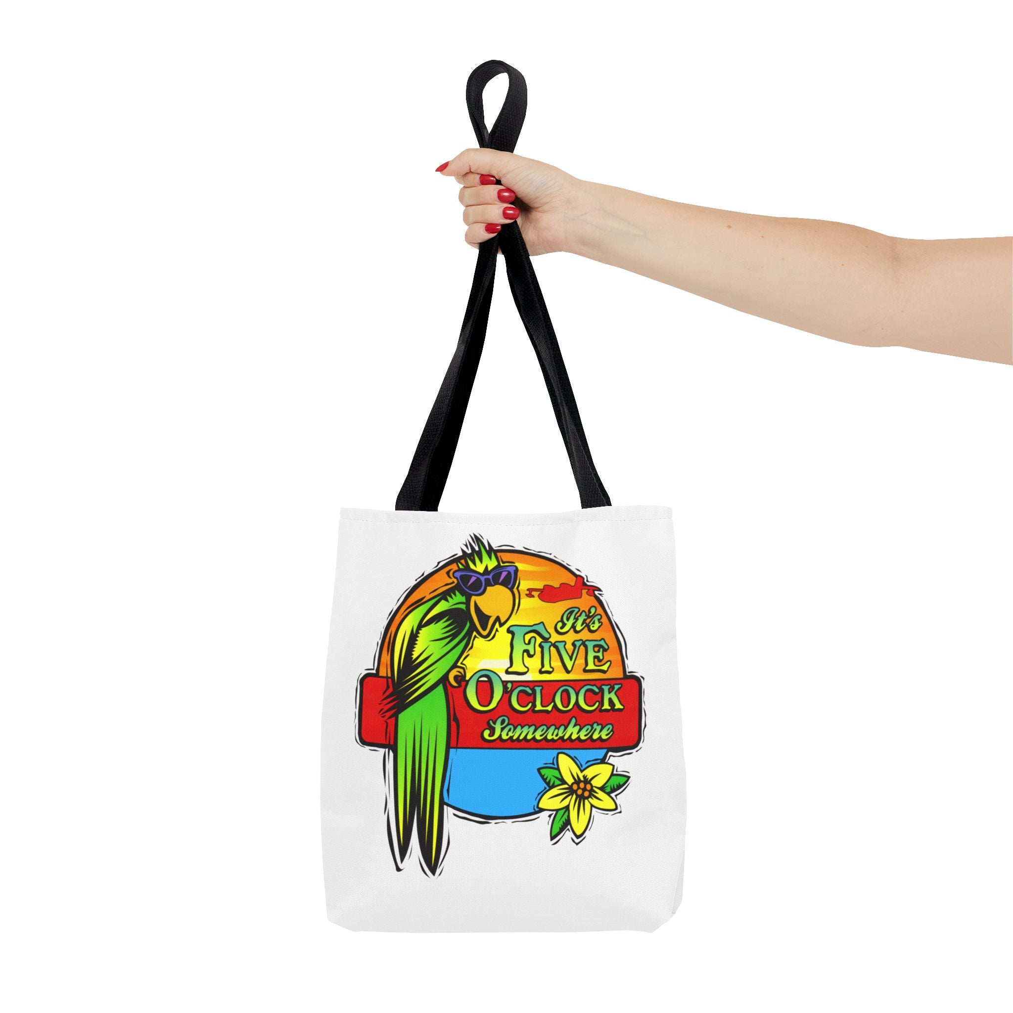 It's Five O'Clock Somewhere Tote Bag, Jimmy Buffett Tote Bag, 3 Sizes