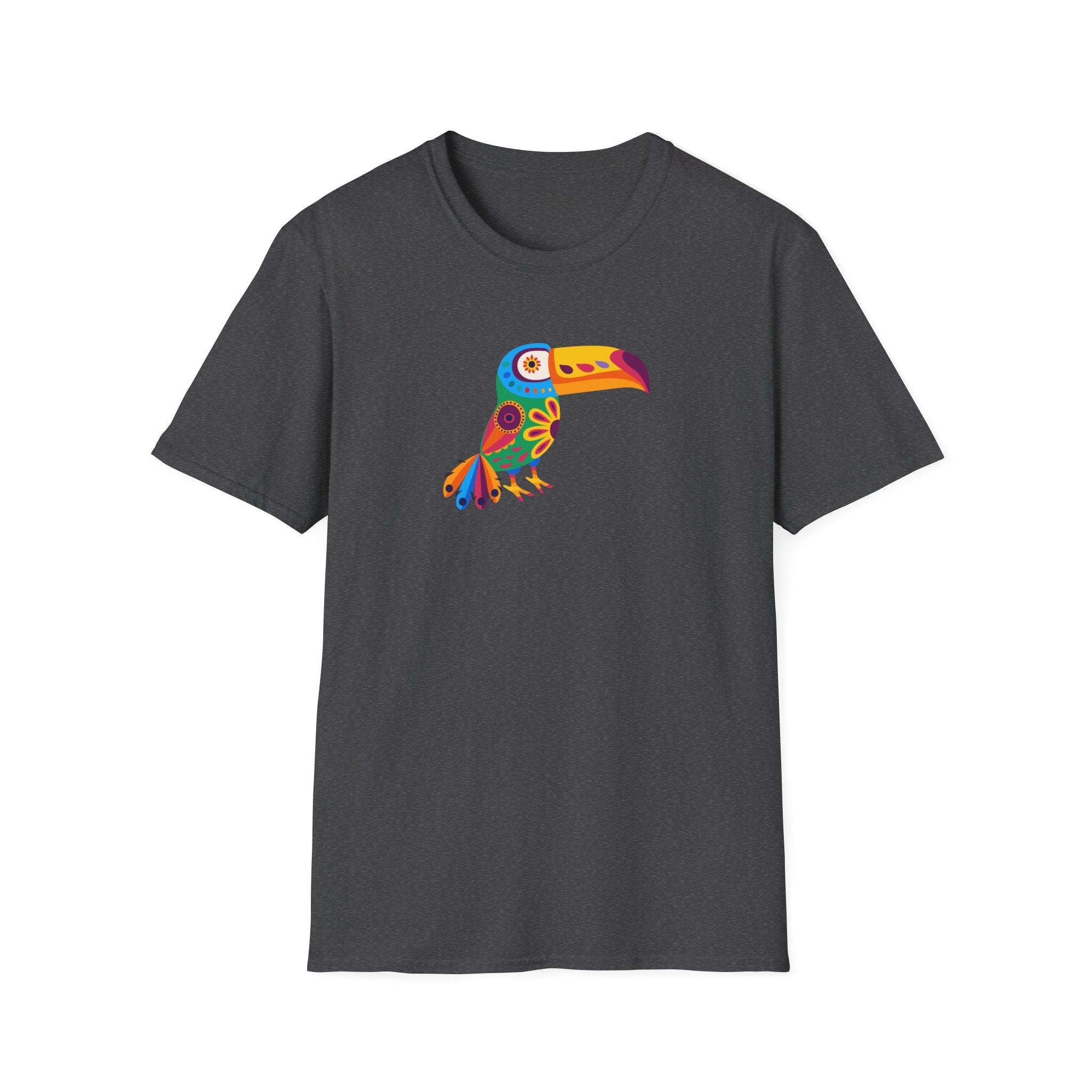 Colorful Toucan T-Shirt, Vibrant Animal Tee, Fun Summer Shirt, Nature Lover Gift, Unisex Graphic T-Shirt, Eco-Friendly Apparel