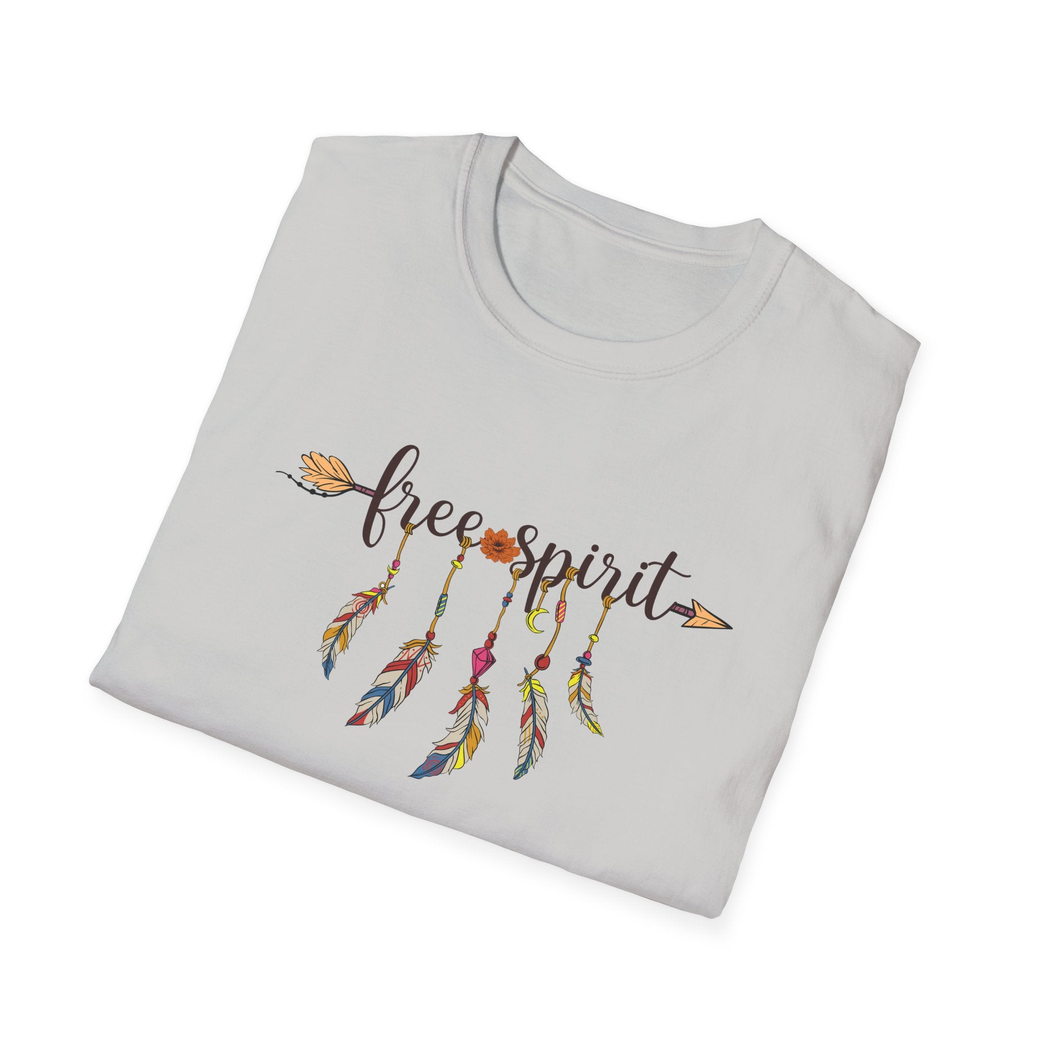Bohemian T-Shirt - Free Spirit Tee, Gift for Dreamers, Festival Wear, Casual Style, Unique Art, Comfortable Everyday Wear