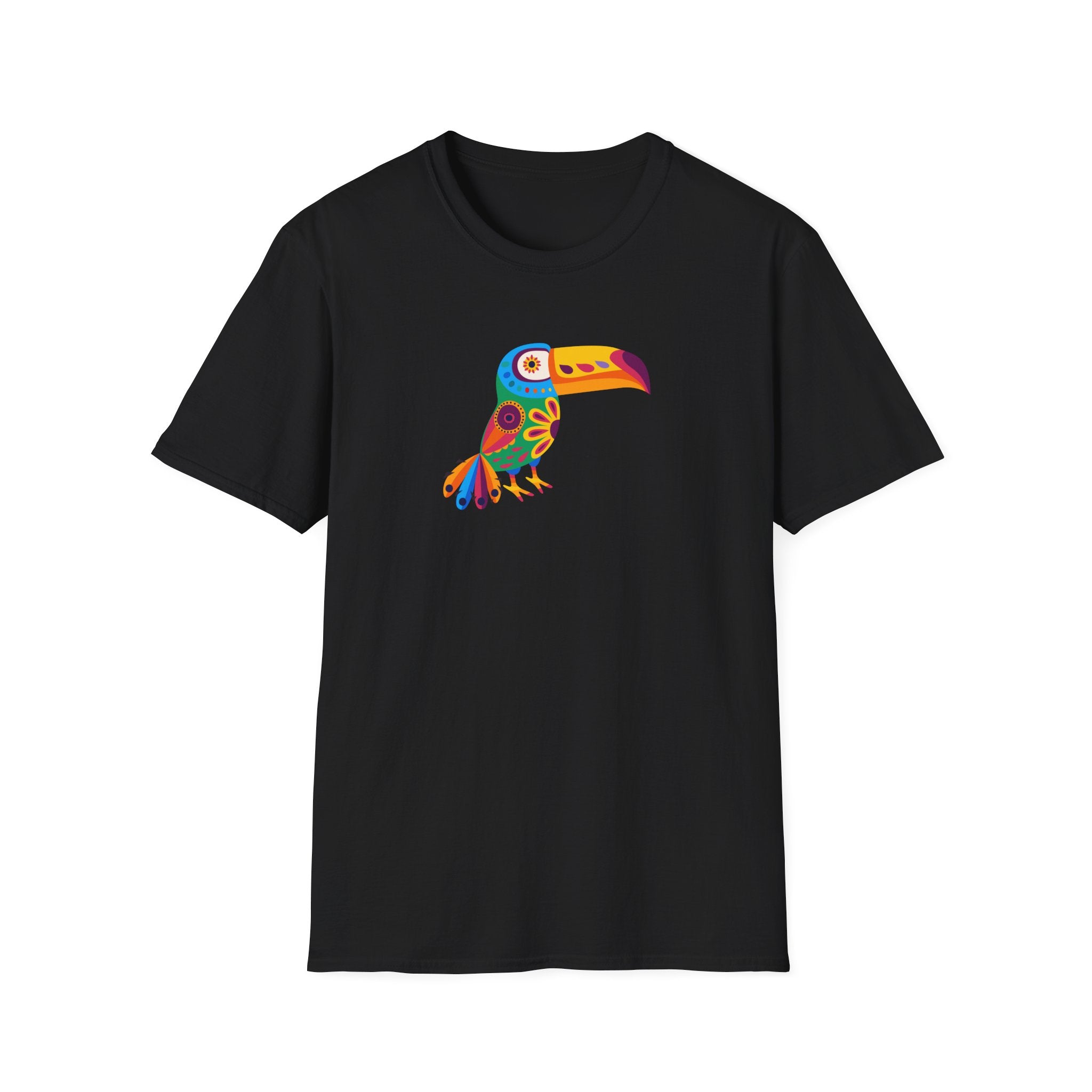 Colorful Toucan T-Shirt, Vibrant Animal Tee, Fun Summer Shirt, Nature Lover Gift, Unisex Graphic T-Shirt, Eco-Friendly Apparel