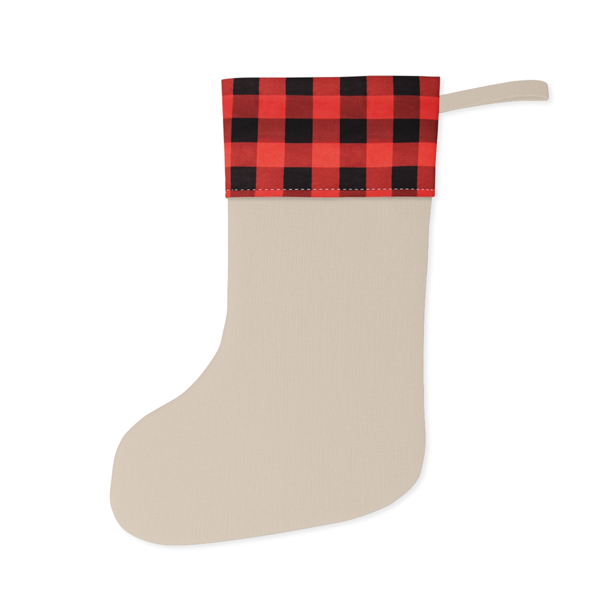 Jimmy Buffett Linen Plaid Christmas Stocking, Jimmy Buffett Memorabilia