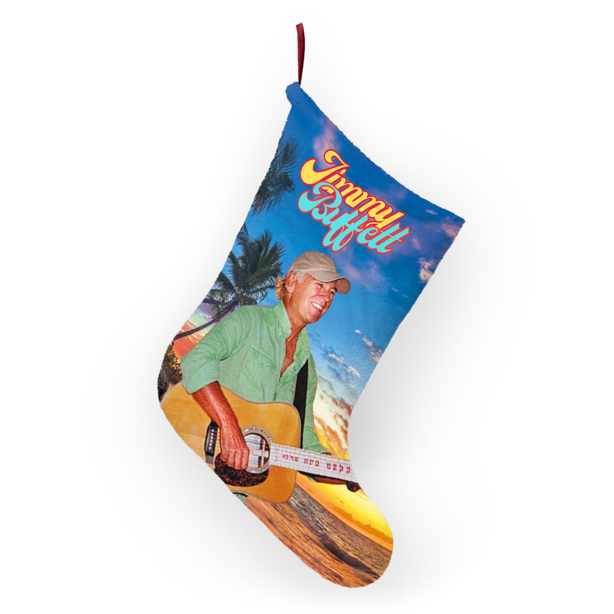 Jimmy Buffett Memorial Christmas Stocking