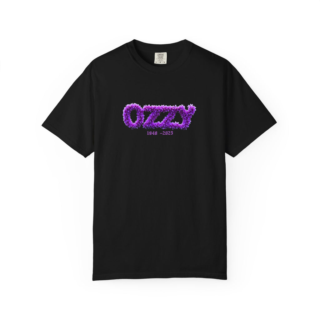 OZZY Memorial Flowers T-Shirt,  T-Shirt, Memorial Blk Sabbath, Music Lover Tee, Rock T-Shirt, OZZY Fan Shirt