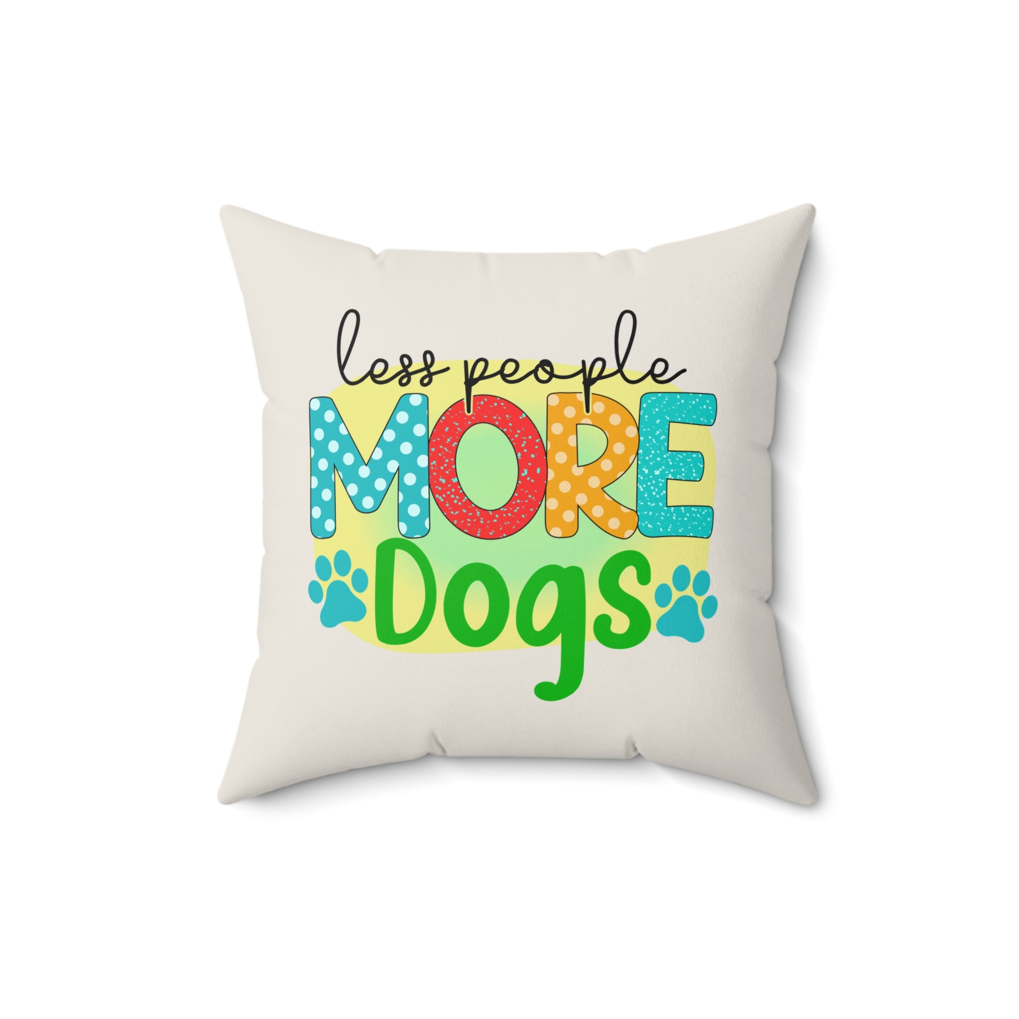 2 in 1, More Dogs/More Cats, Throw Pillow