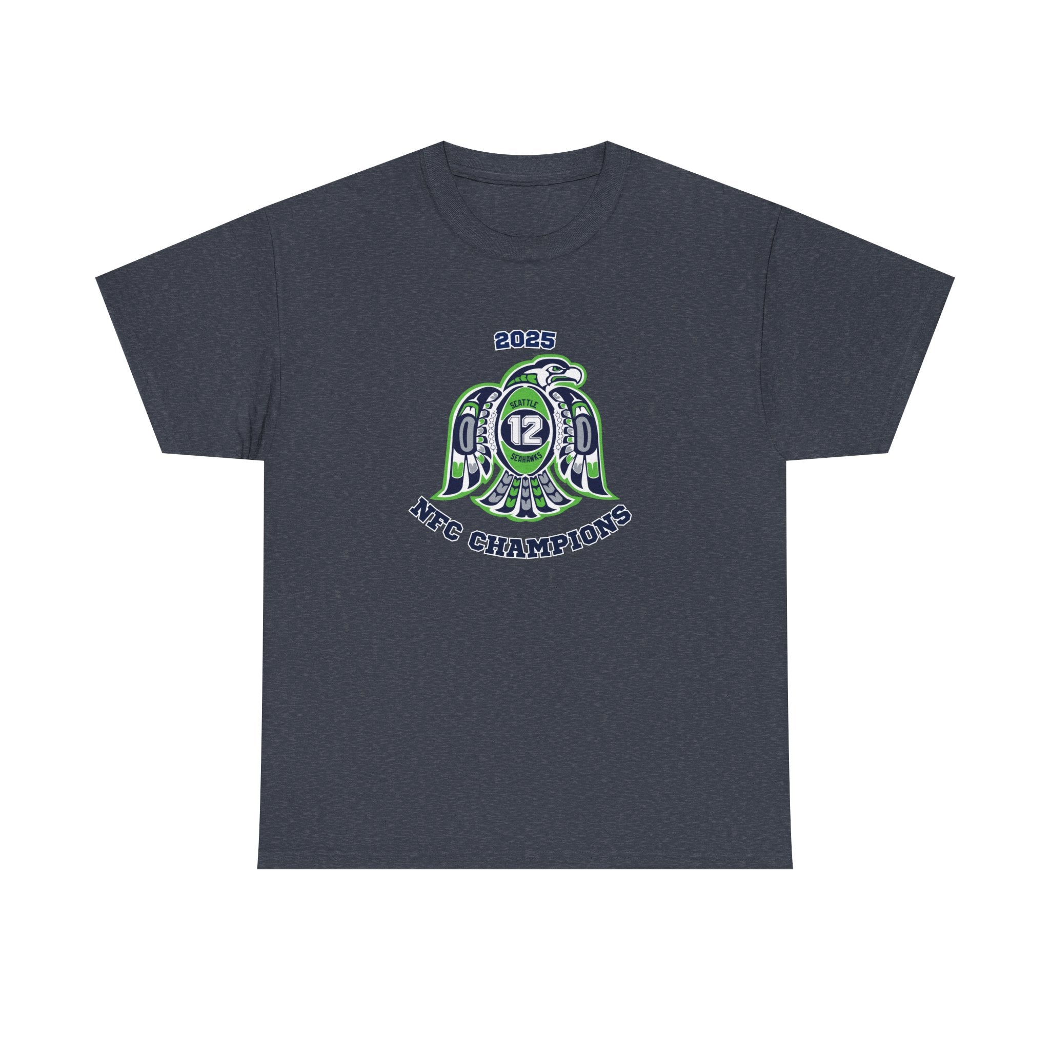2025 NFC 12th Man Champions Seahawks Seahawks T-Shirt S-5XL