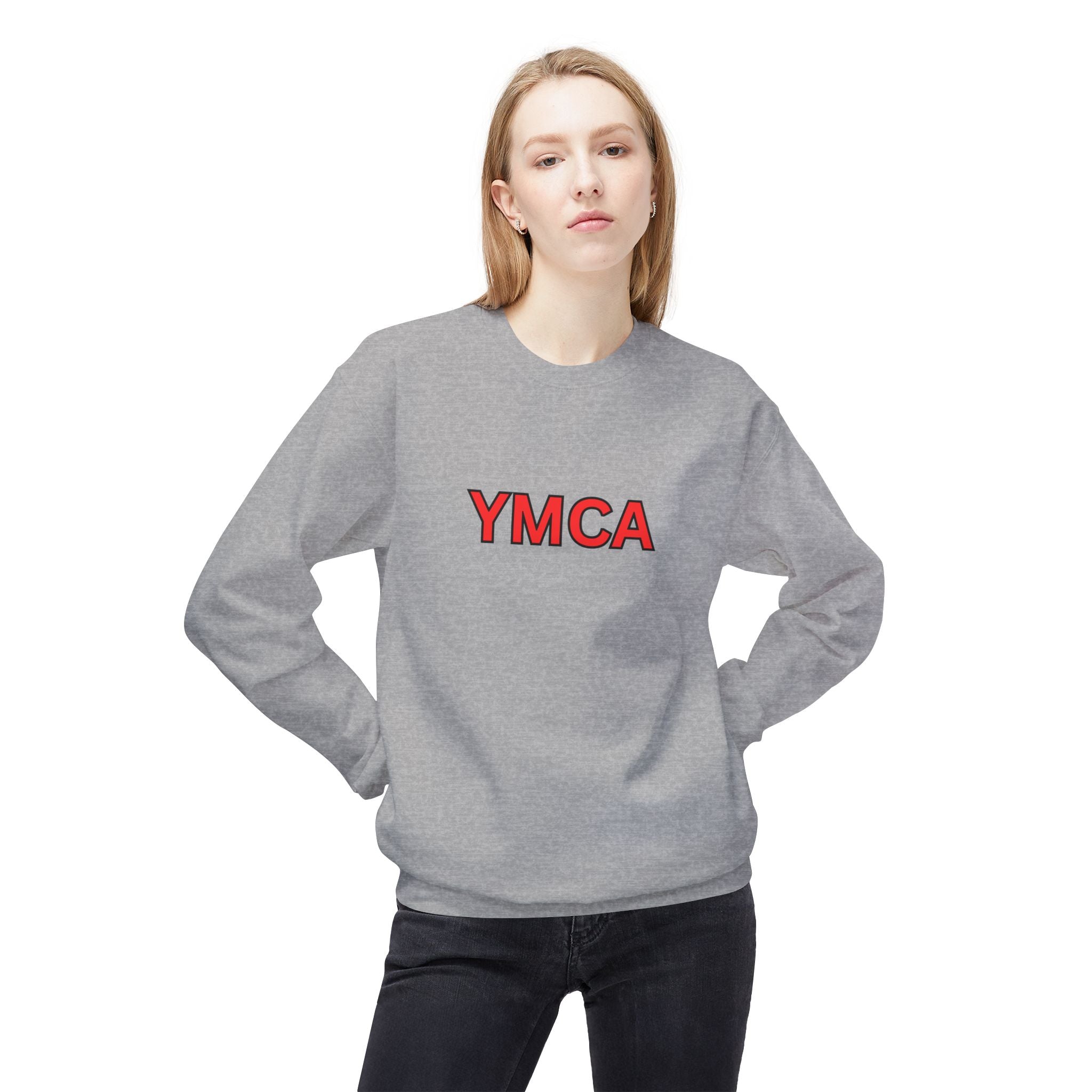 Retro YMCA Sweatshirt, Vintage Midweight Jumper, Unisex Crewneck Pullover,