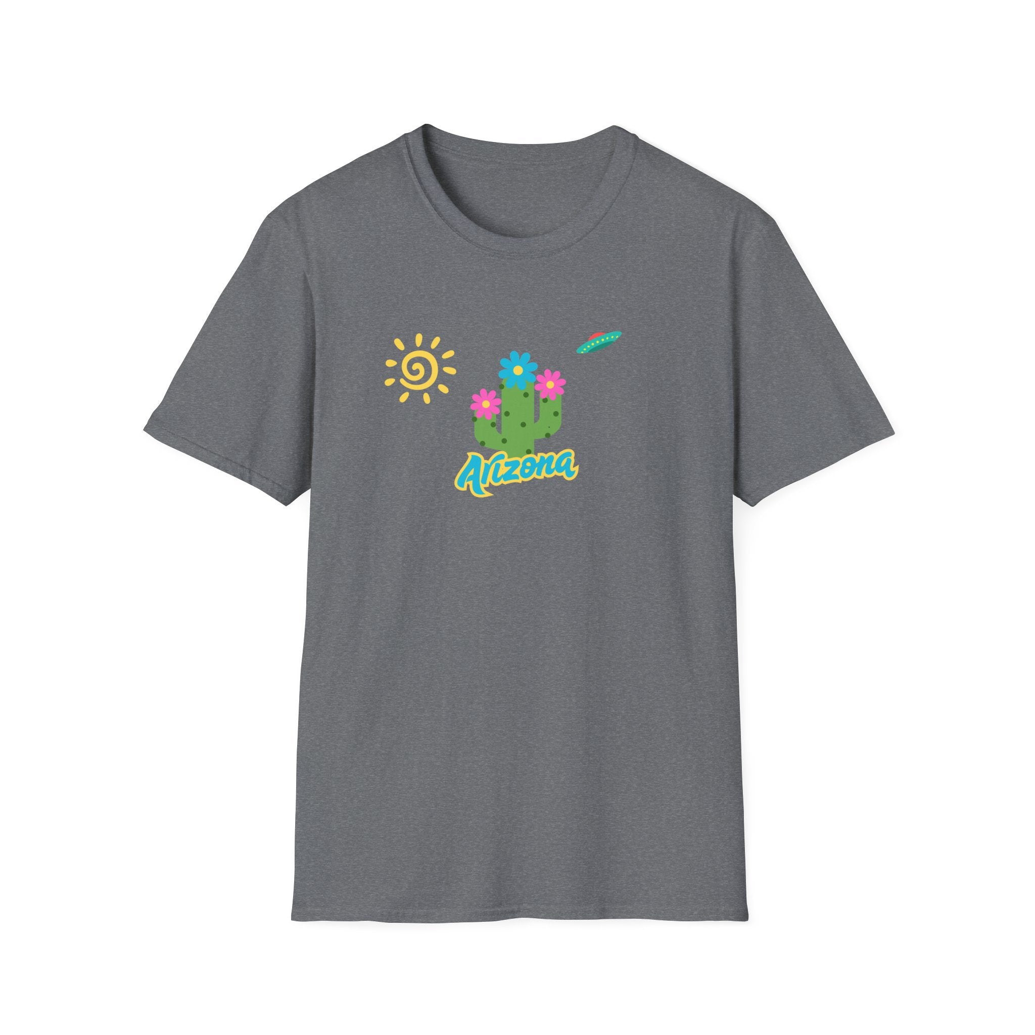 Arizona Cactus T-Shirt, Summer Tee, Travel Shirt, Vacation Apparel, Unique Gift for Nature Lovers