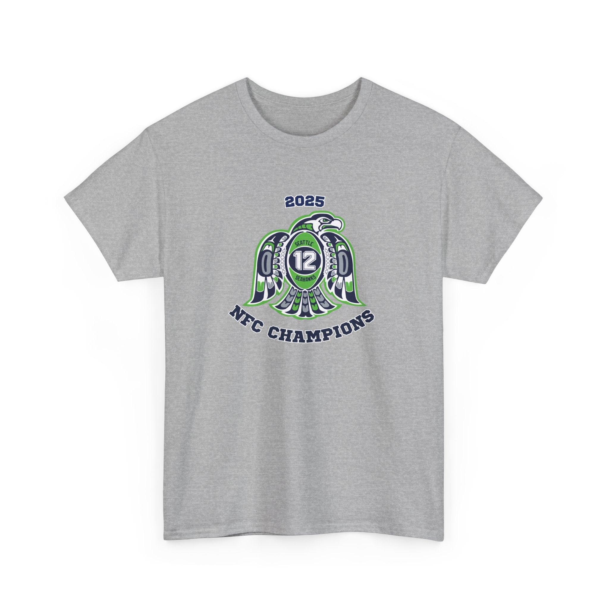 2025 NFC 12th Man Champions Seahawks Seahawks T-Shirt S-5XL