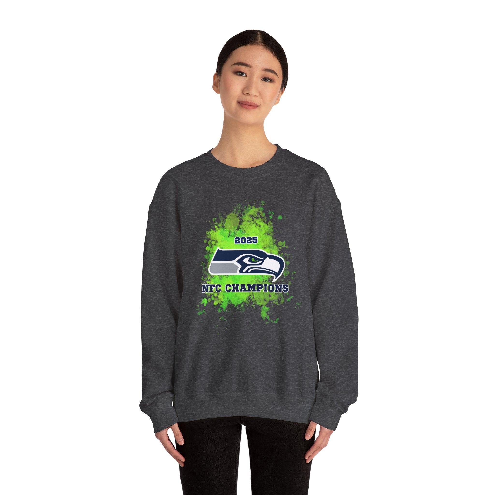 Seahawks 2025 NFC Champions Crewneck Sweatshirt