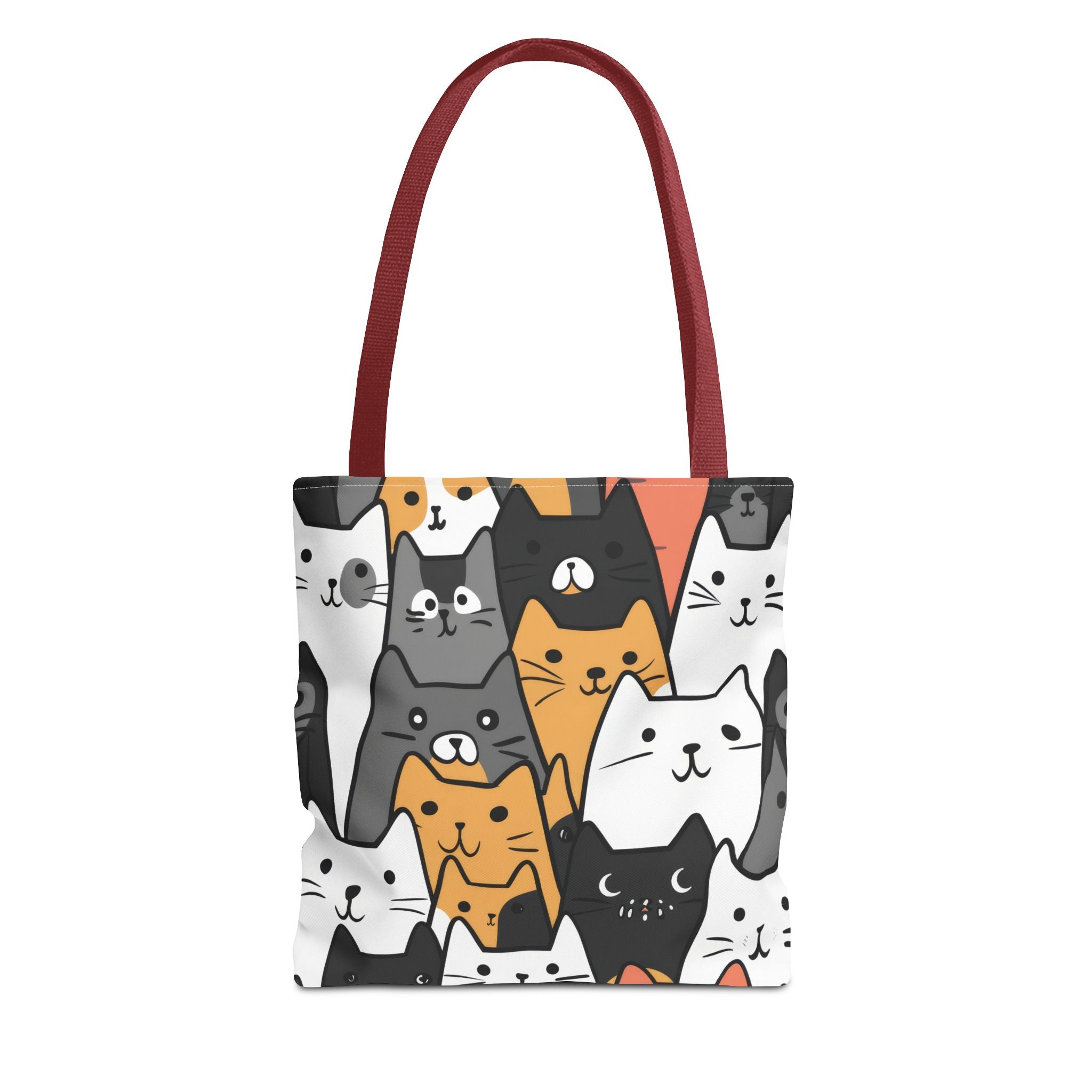 Cat Face Tote Bag, 3 Sizes