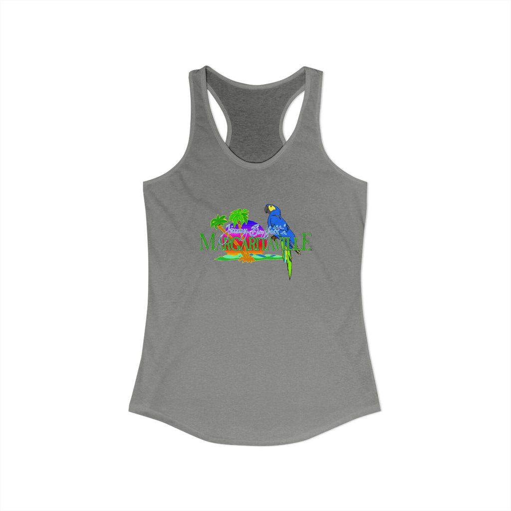 Margaritaville Racerback Tank Top - Paradise Vibe, Summer Essentials, Beachwear, Vacation Outfit, Resort Wear