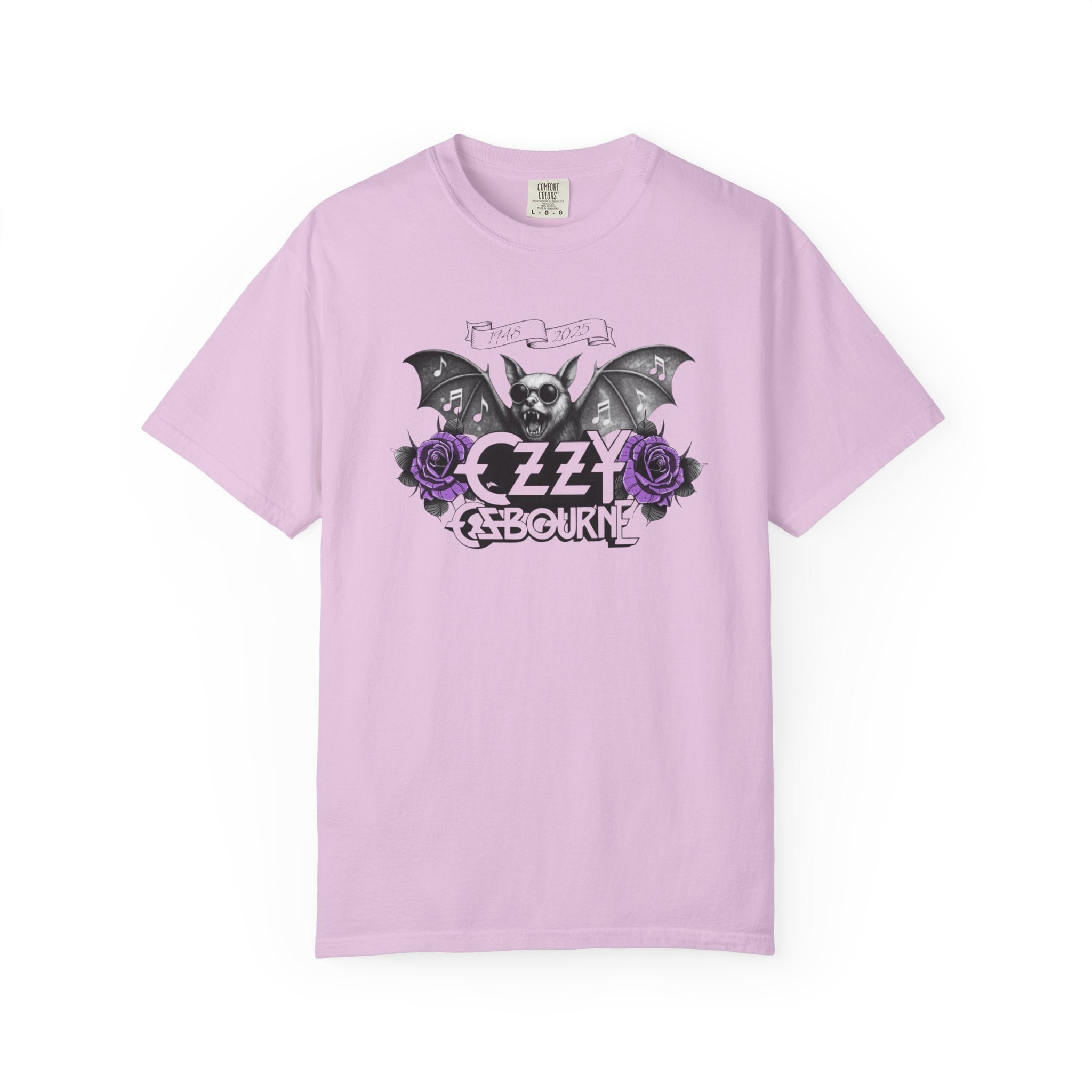 Vintage OZZY Bat T-Shirt, Memorial Blk Sabbath, Music Lover Tee, Custom Artistic Graphic, Casual Wear