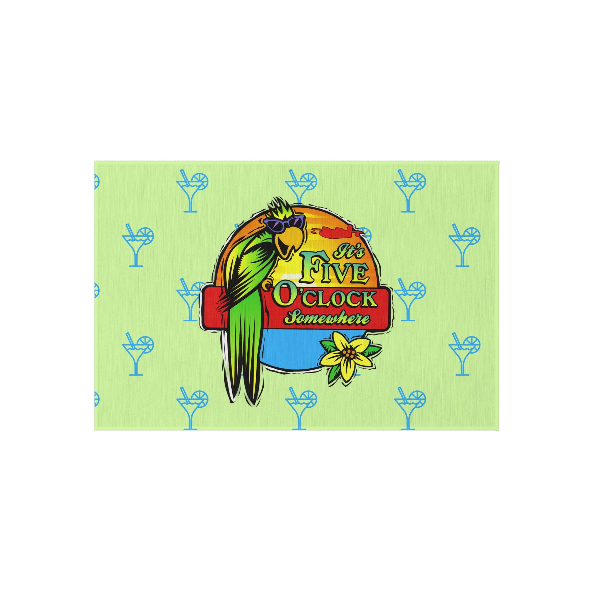 Its Five O'Clock Somewhere, Margaritaville Outdoor Door Mat