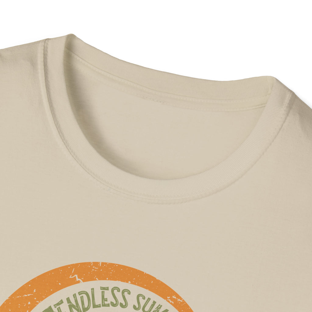 Nature-Inspired Unisex Softstyle T-Shirt, Eco-Friendly Tee, Outdoor Lover Gift, Summer Vibes Apparel, Adventure Clothing