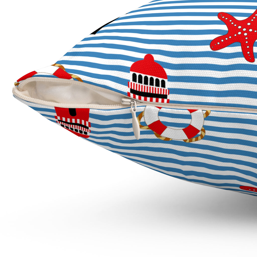 Nautical Throw Pillow