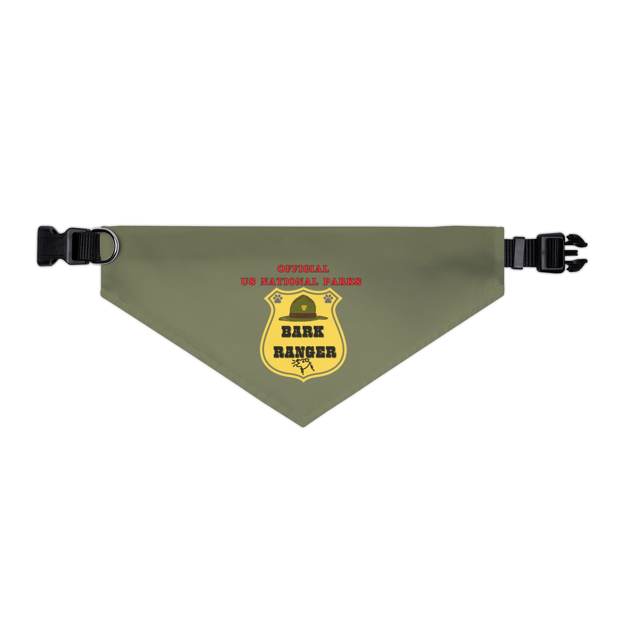 Bark Ranger Pet Bandana with Collar