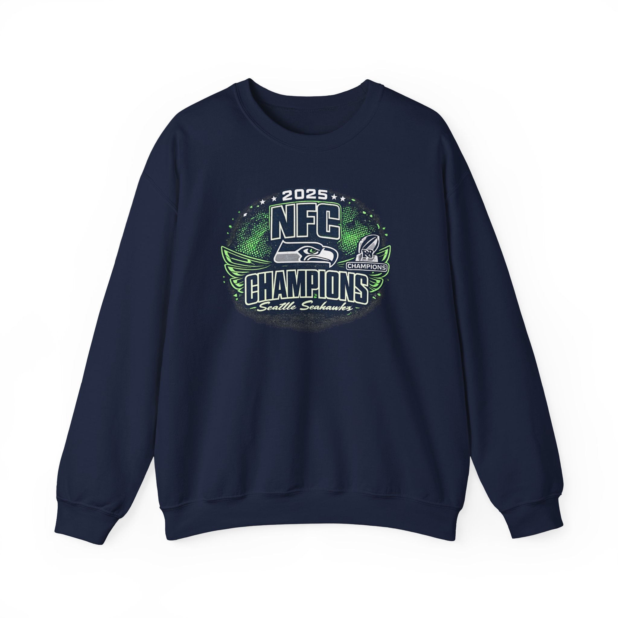 2025 Seattle Seahawks NFC Champions Crewneck Sweatshirt