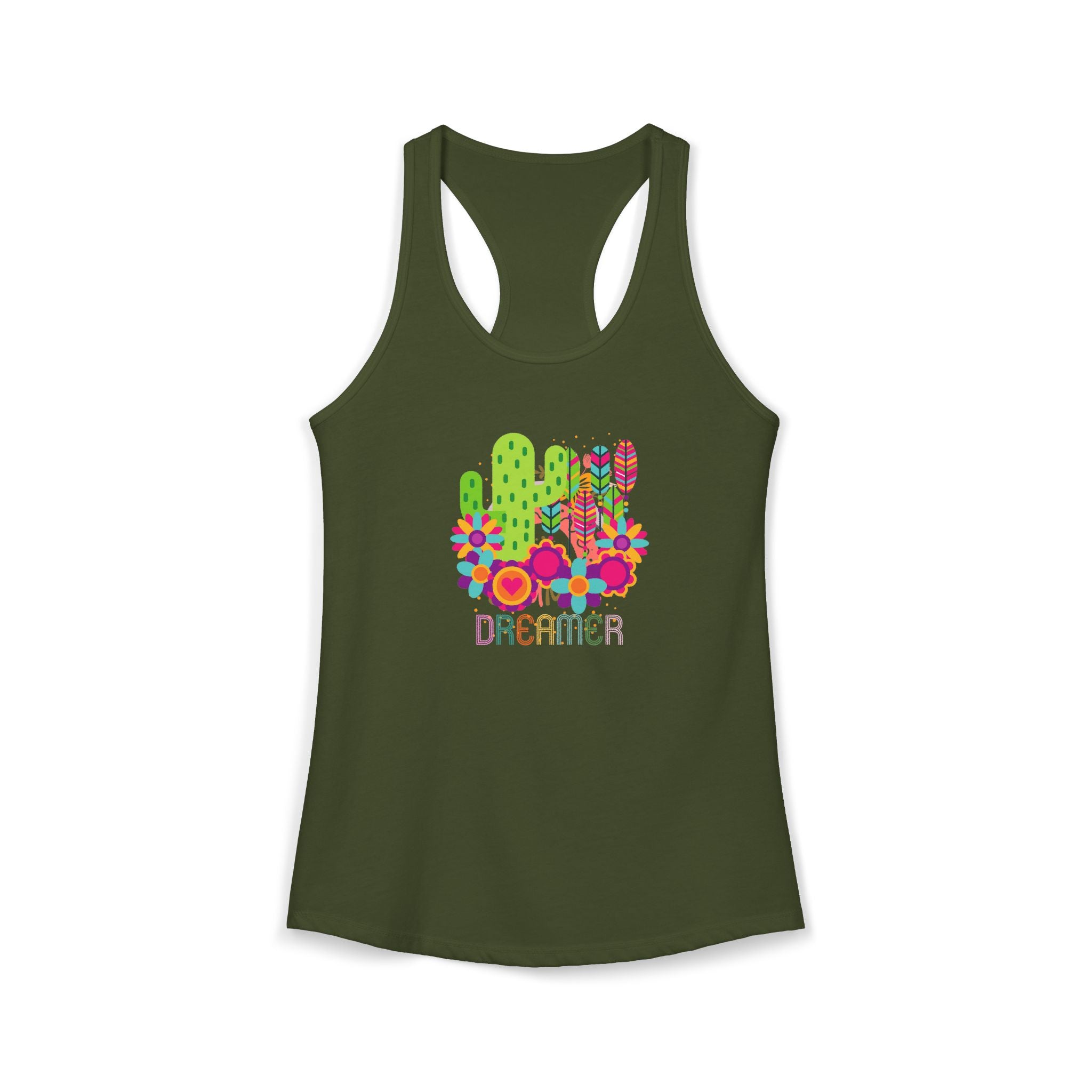 Cactus Dreamer, Women's Racerback Tank