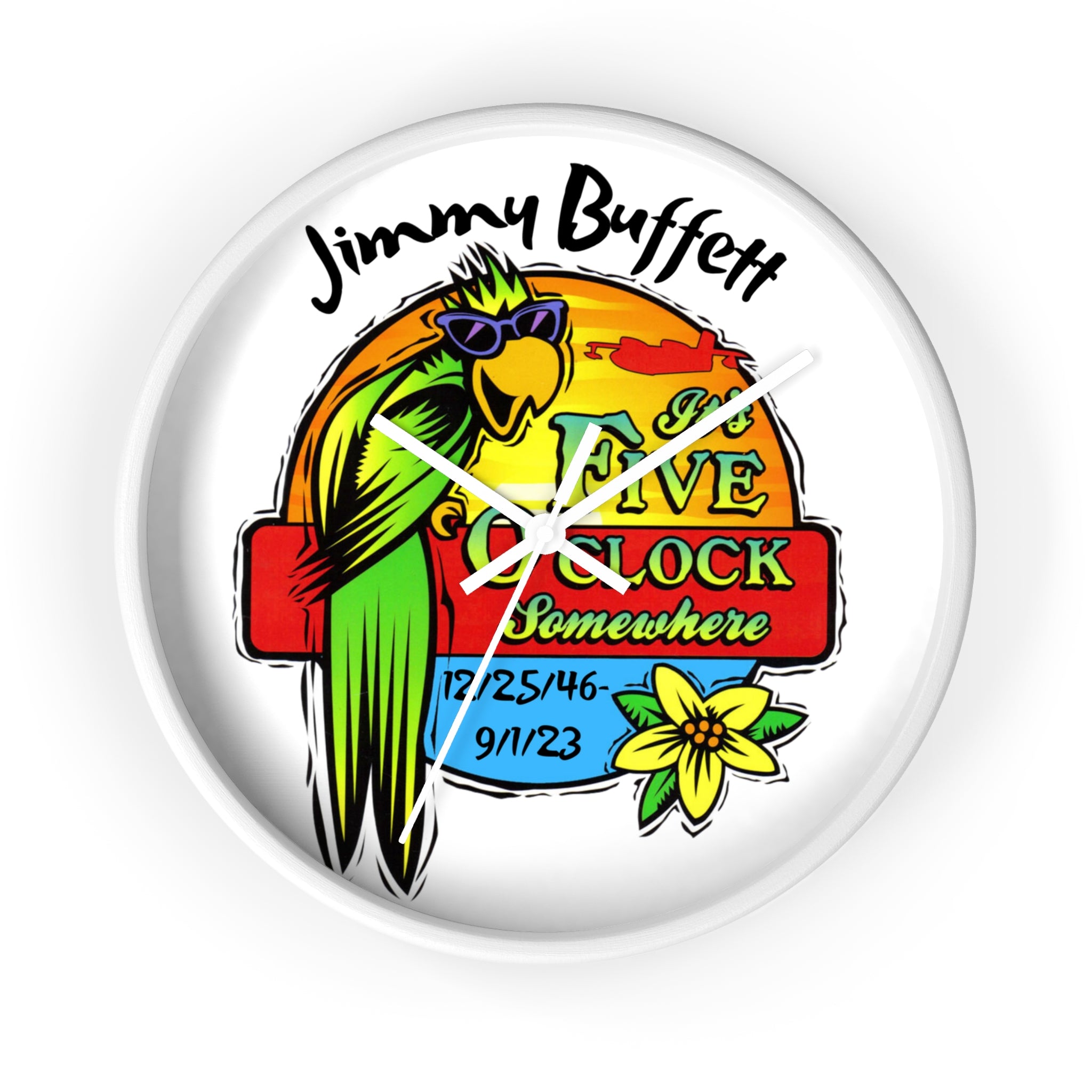 Jimmy Buffett, 5 O'Clock Somewhere, Wall Clock