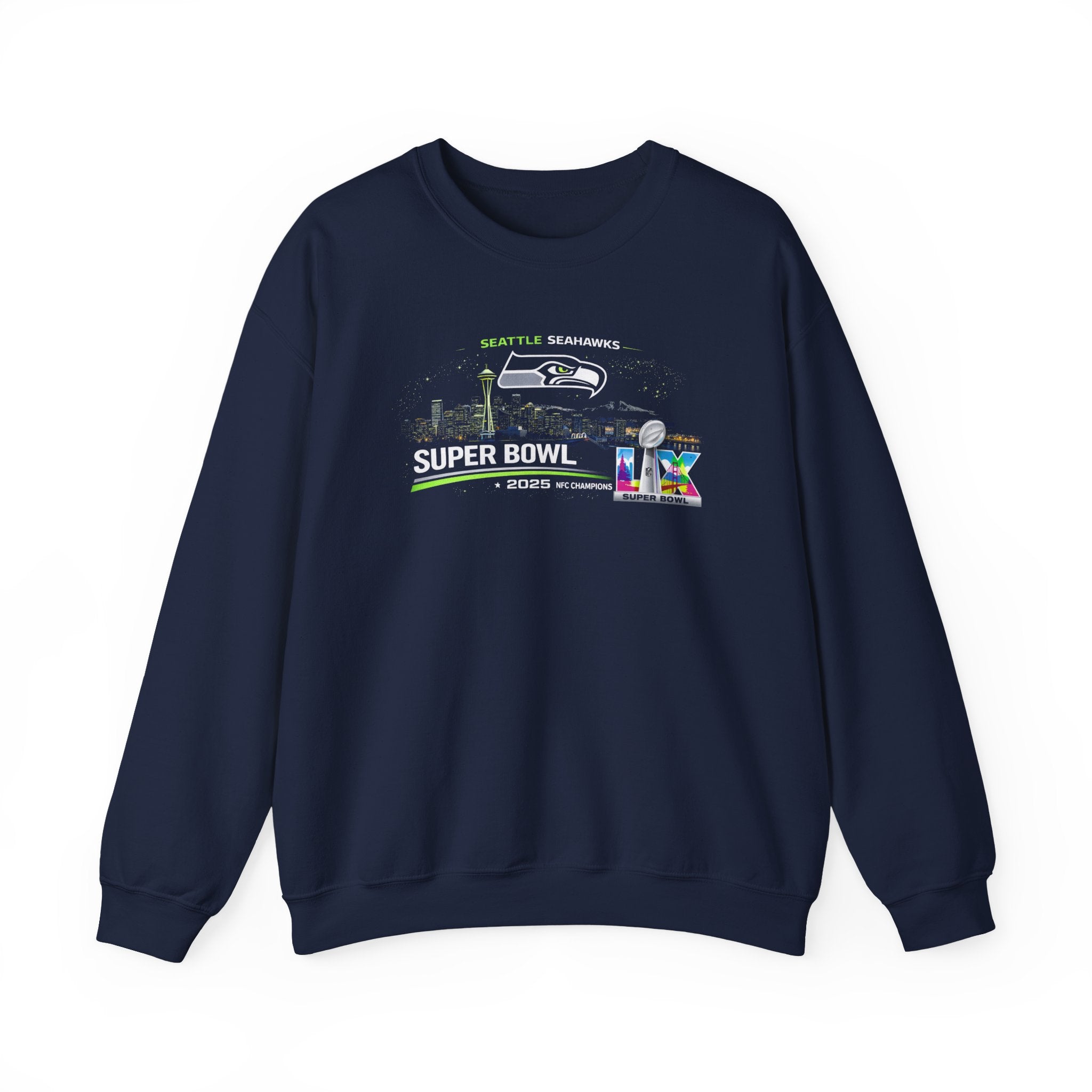 Seattle Seahawks Superbowl NFC Champions Crewneck Sweatshirt