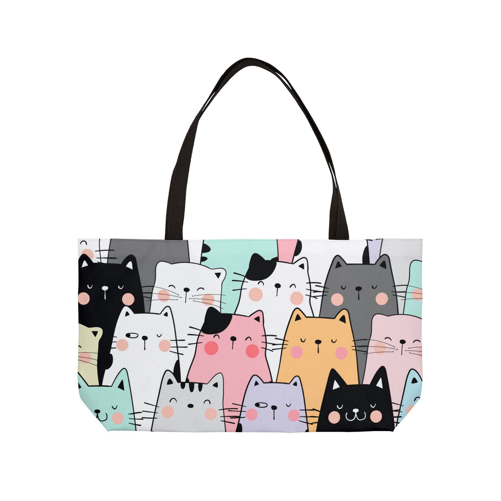 Colorful Cats Weekender Tote Bag
