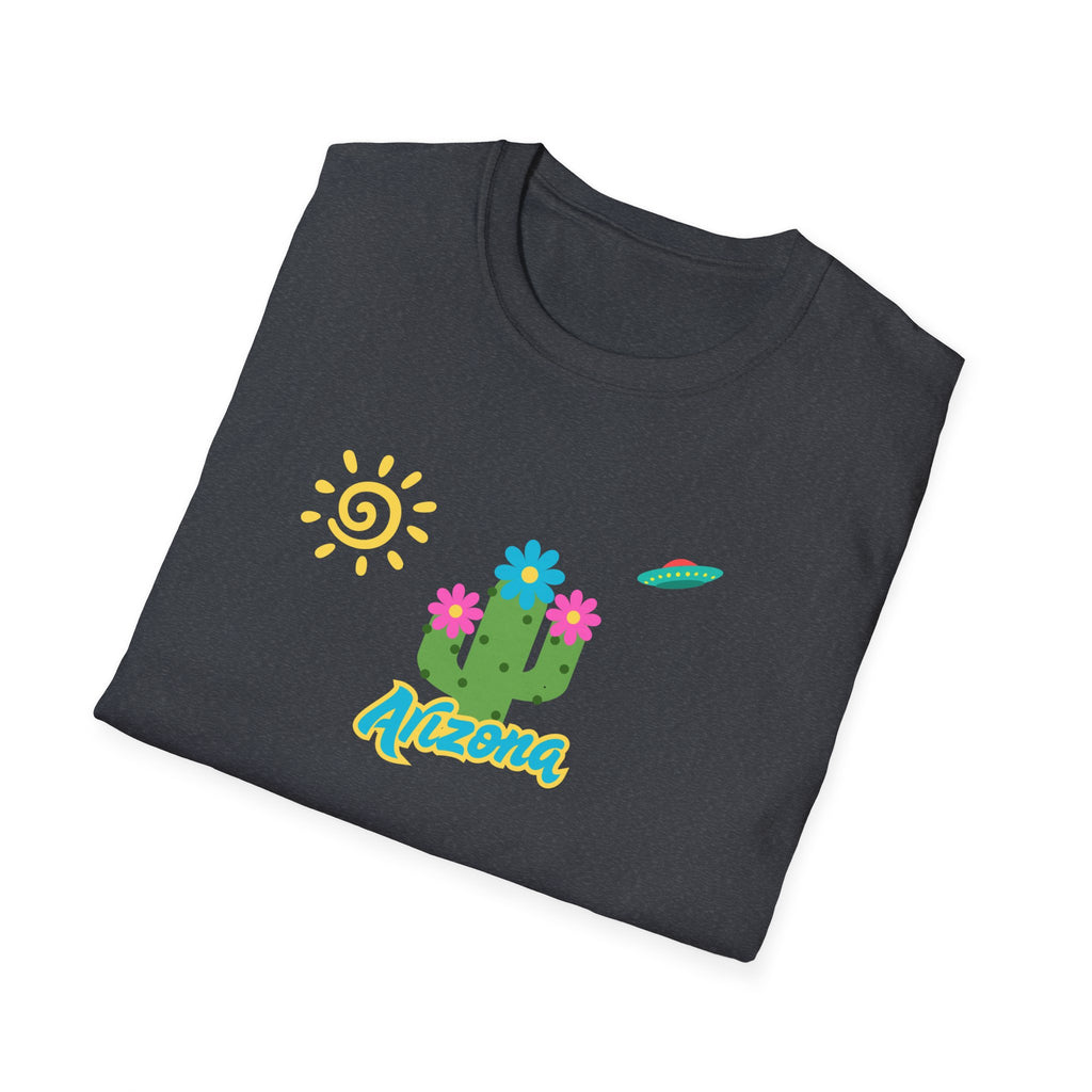 Arizona Cactus T-Shirt, Summer Tee, Travel Shirt, Vacation Apparel, Unique Gift for Nature Lovers