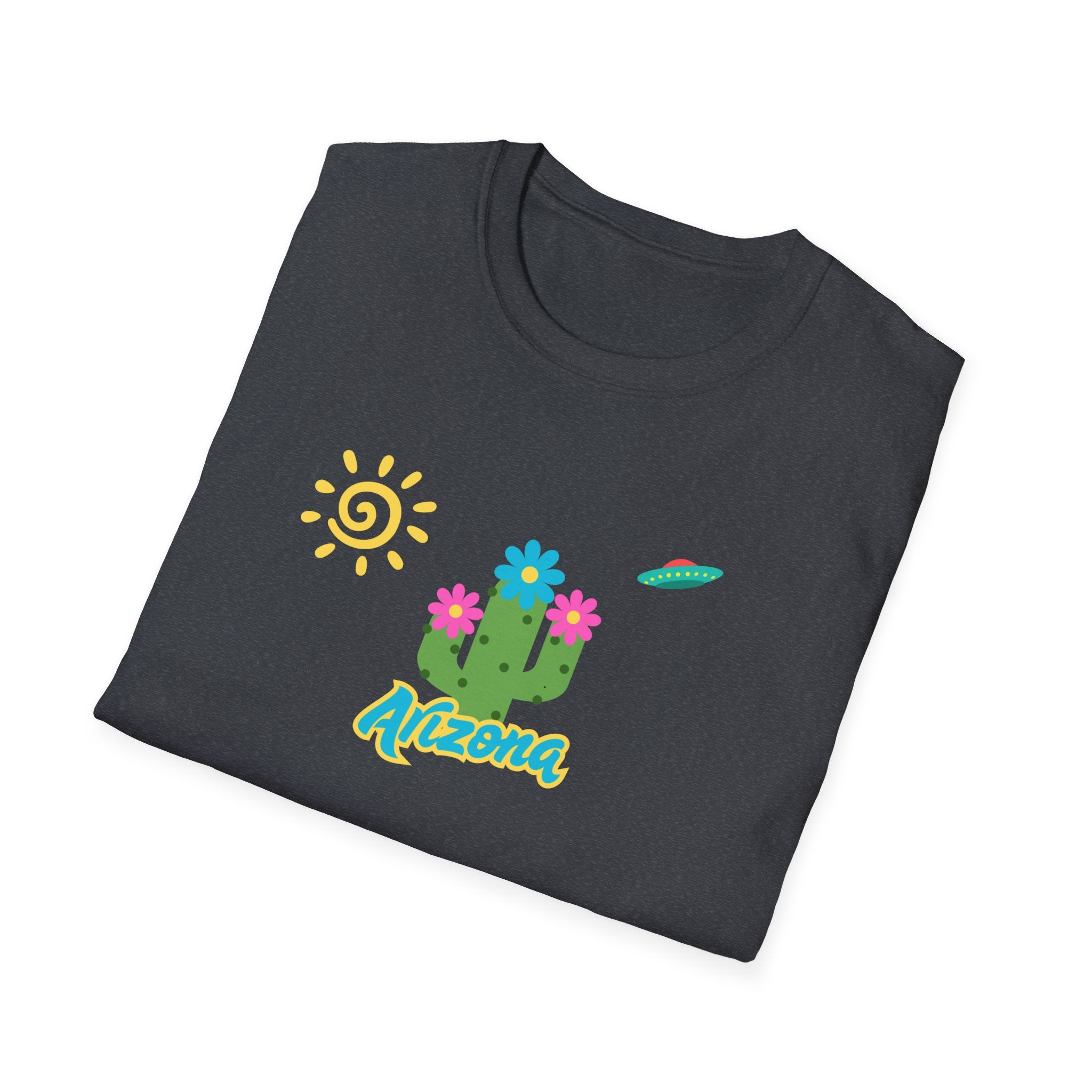 Arizona Cactus T-Shirt, Summer Tee, Travel Shirt, Vacation Apparel, Unique Gift for Nature Lovers