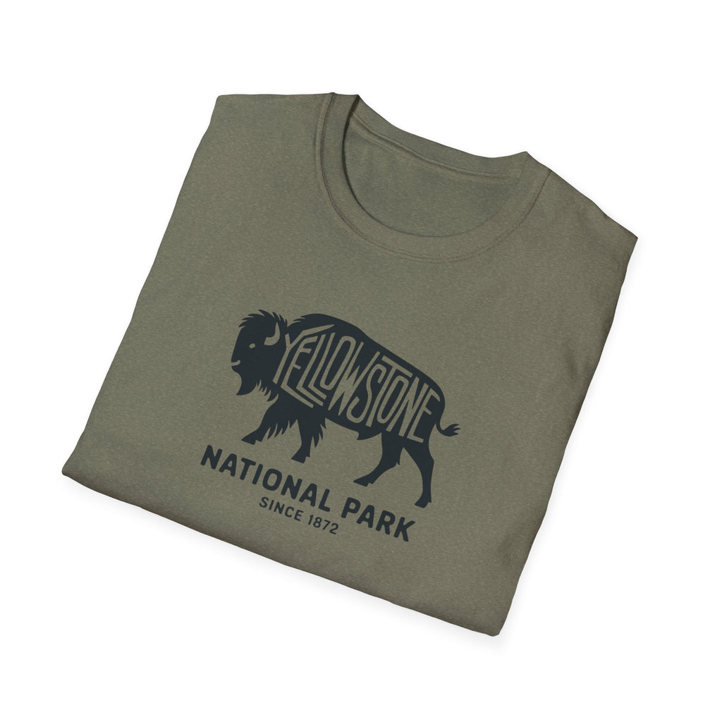 Yellowstone National Park Unisex T-Shirt, Nature Lover Gift, Adventure Tee, Travel Apparel, Eco-Friendly Fashion